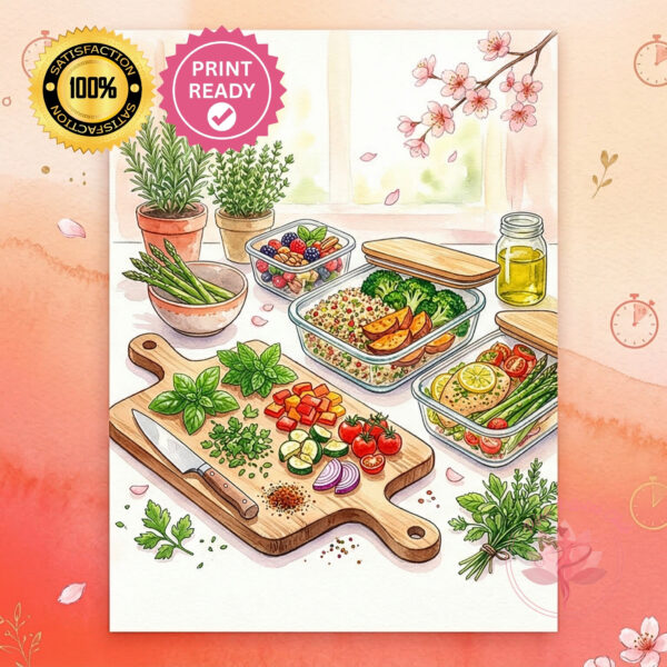 Pilates 15-Minute Meal Prep Guide by Pink Pilates Club