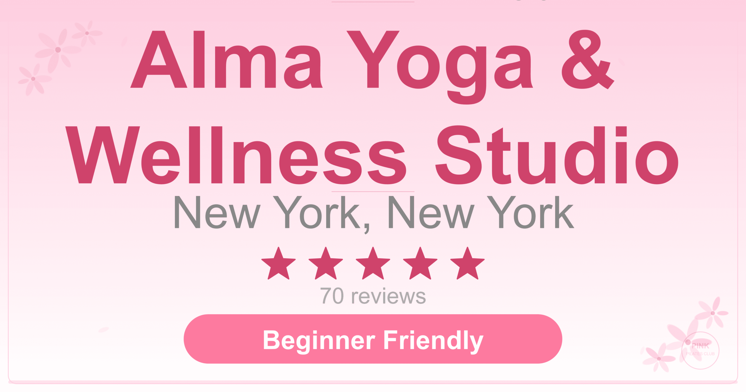 Alma Yoga & Wellness Studio Pilates Studio
