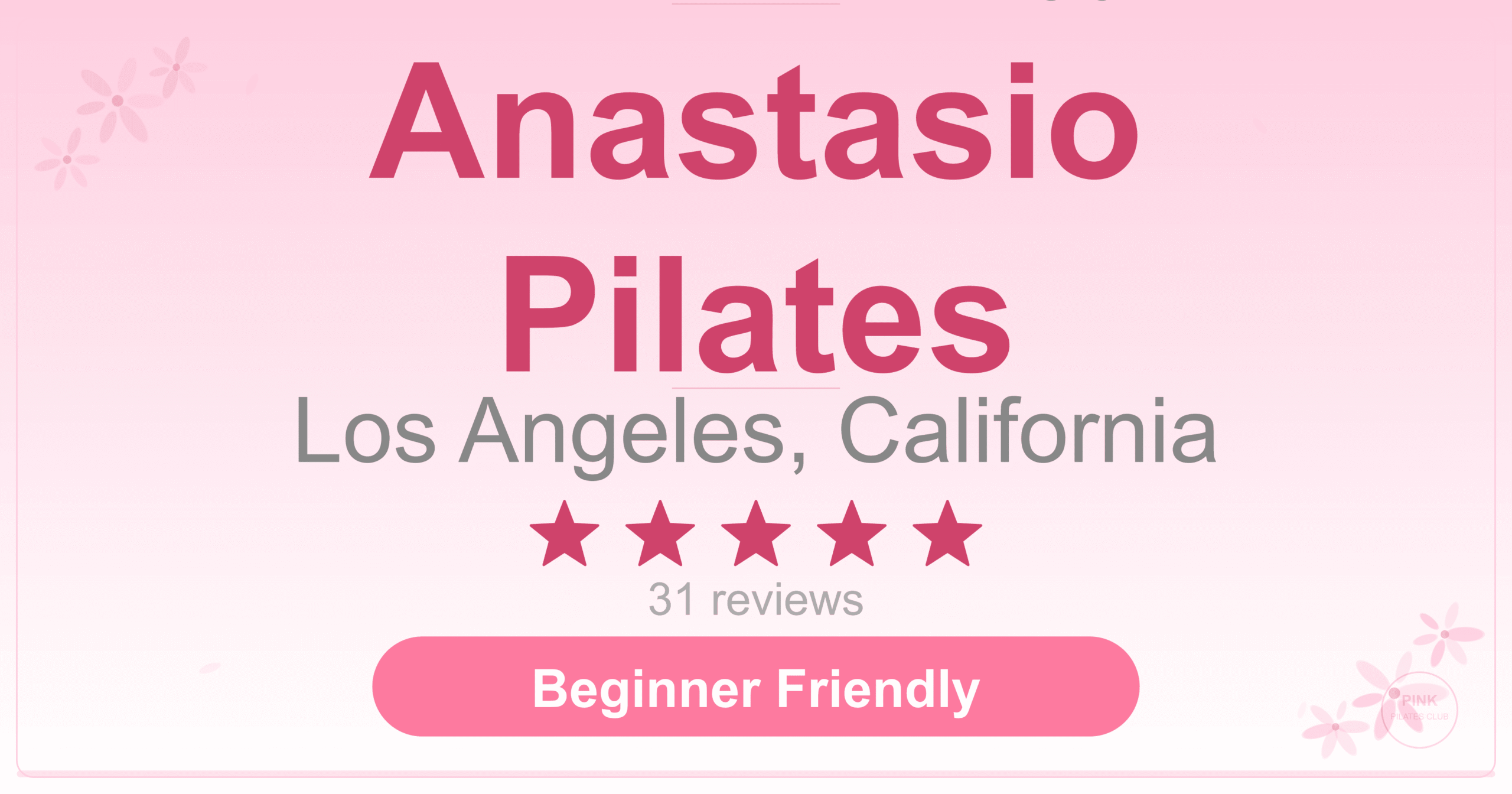 Anastasio Pilates Pilates Studio
