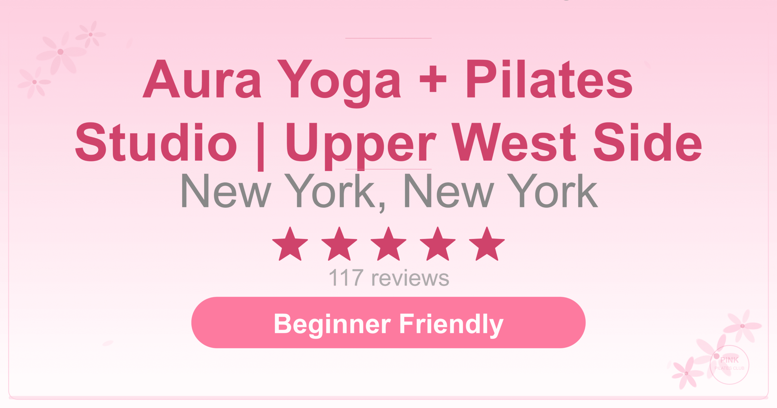 Aura Yoga + Pilates Studio | Upper West Side Pilates Studio