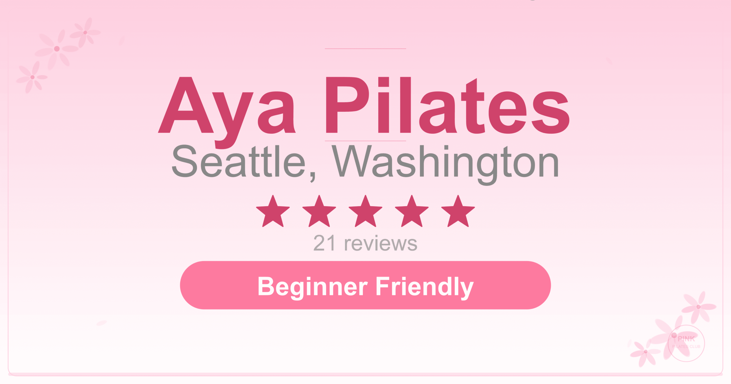 Aya Pilates Pilates Studio