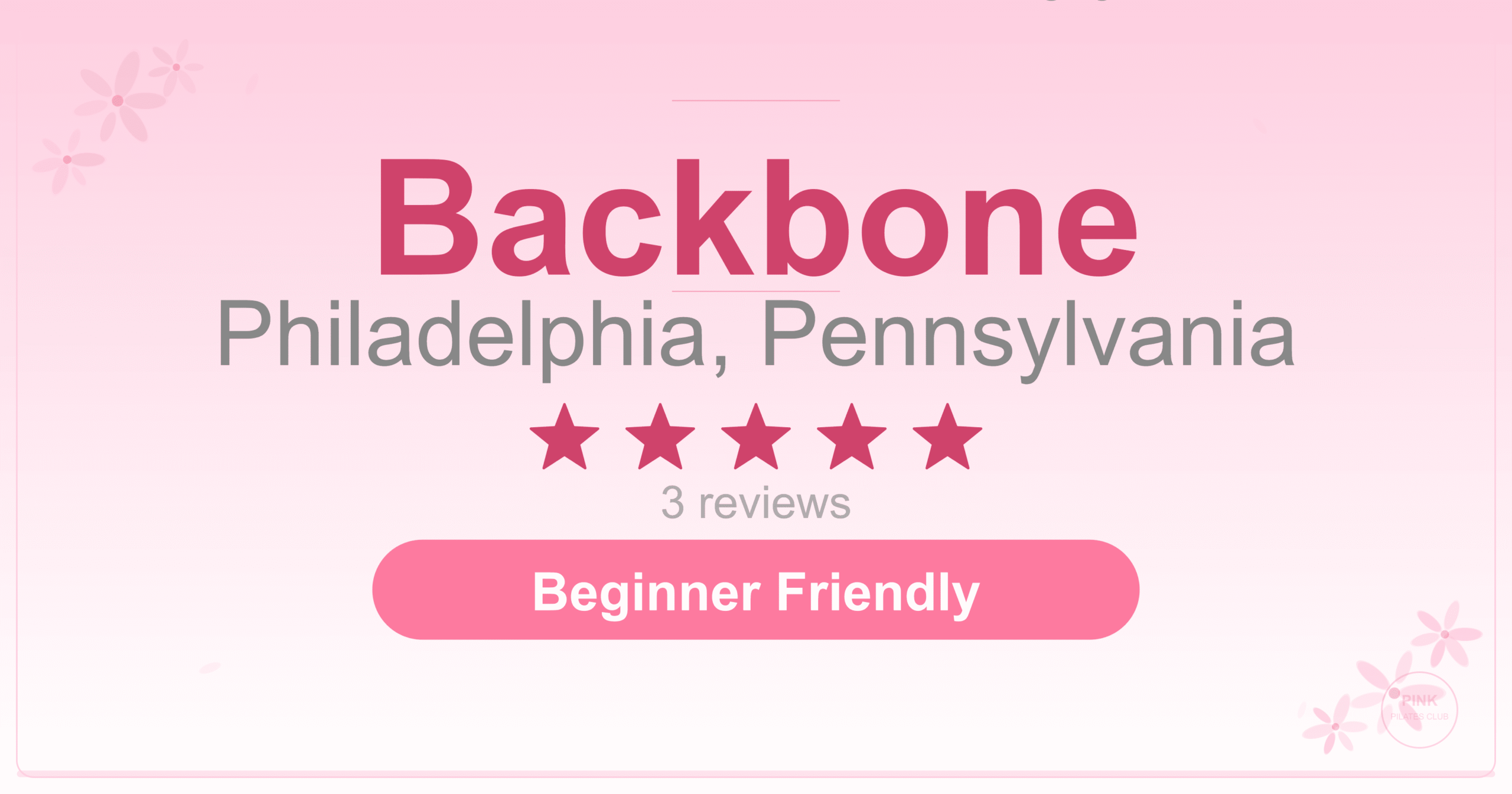 Backbone Pilates Studio