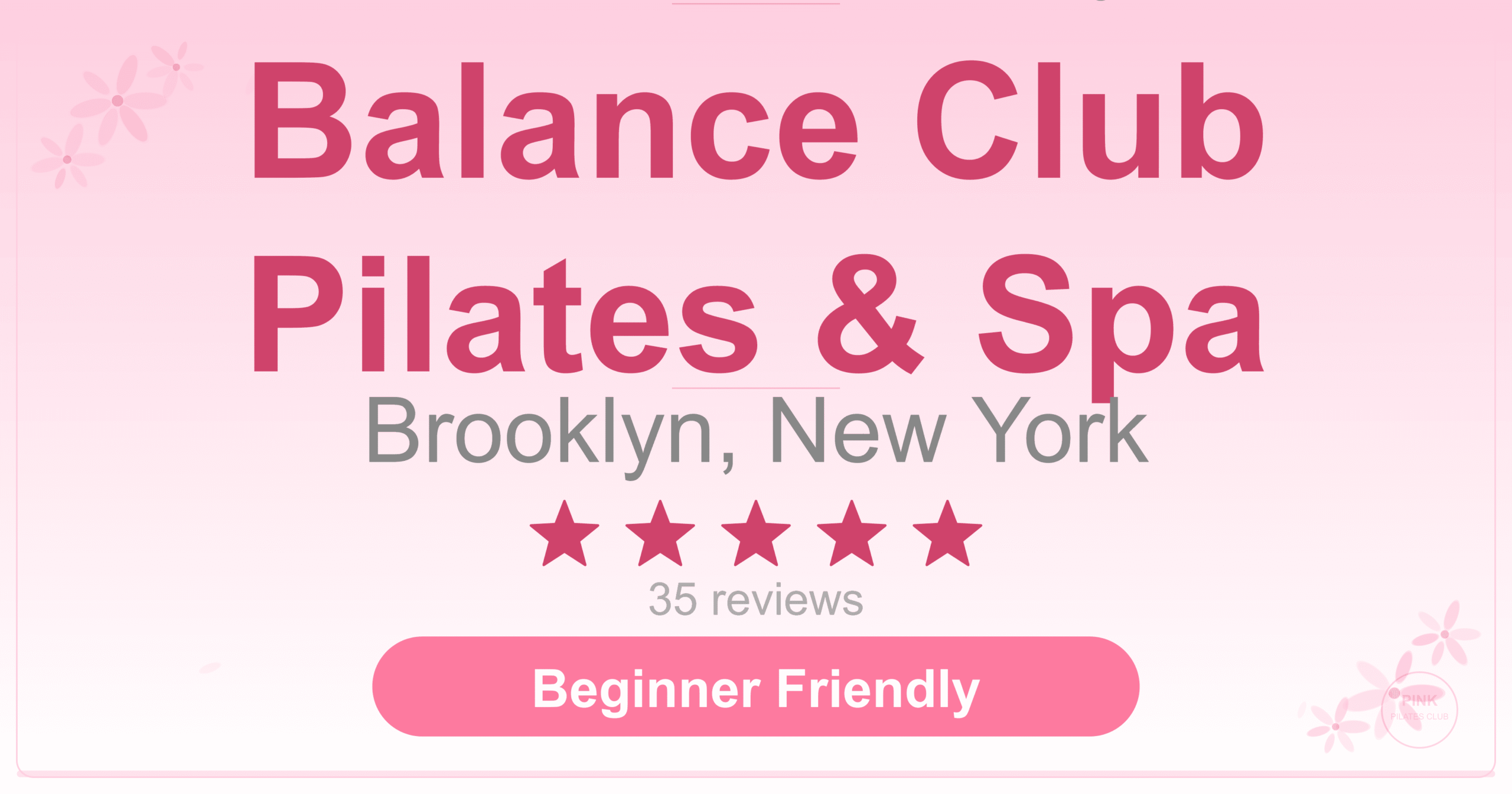 Balance Club Pilates & Spa Pilates Studio