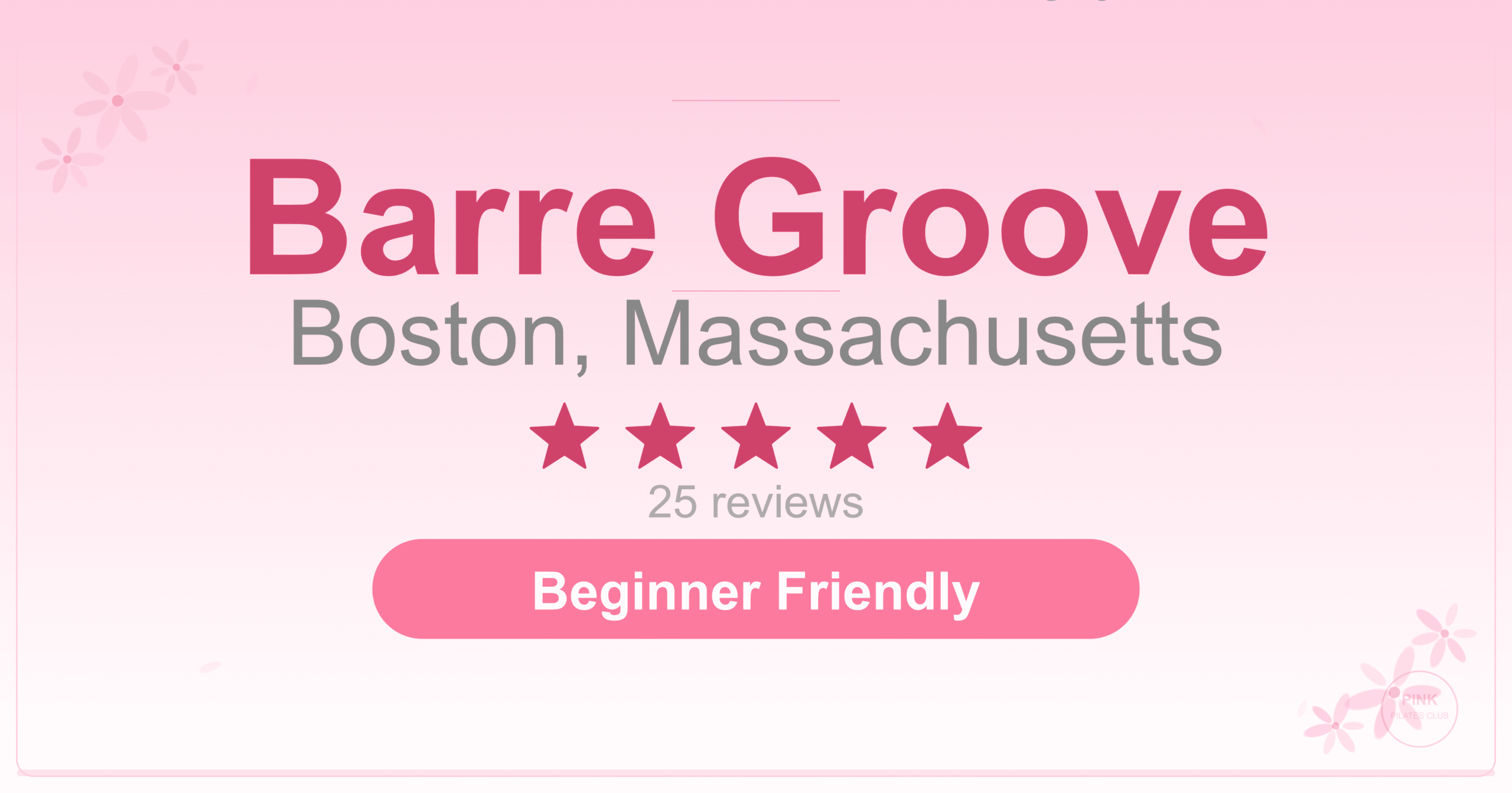 Barre Groove Pilates Studio