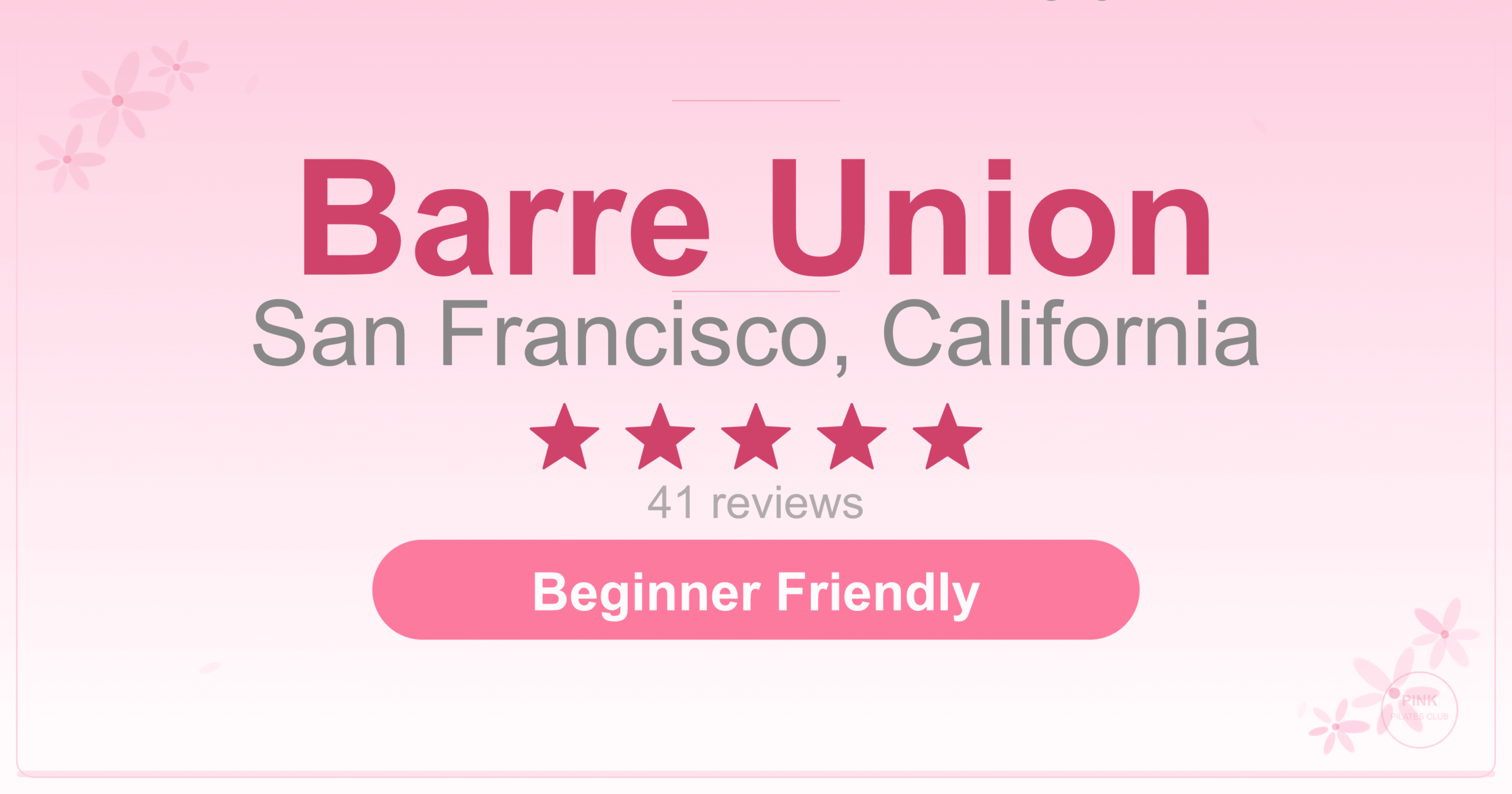 Barre Union Pilates Studio