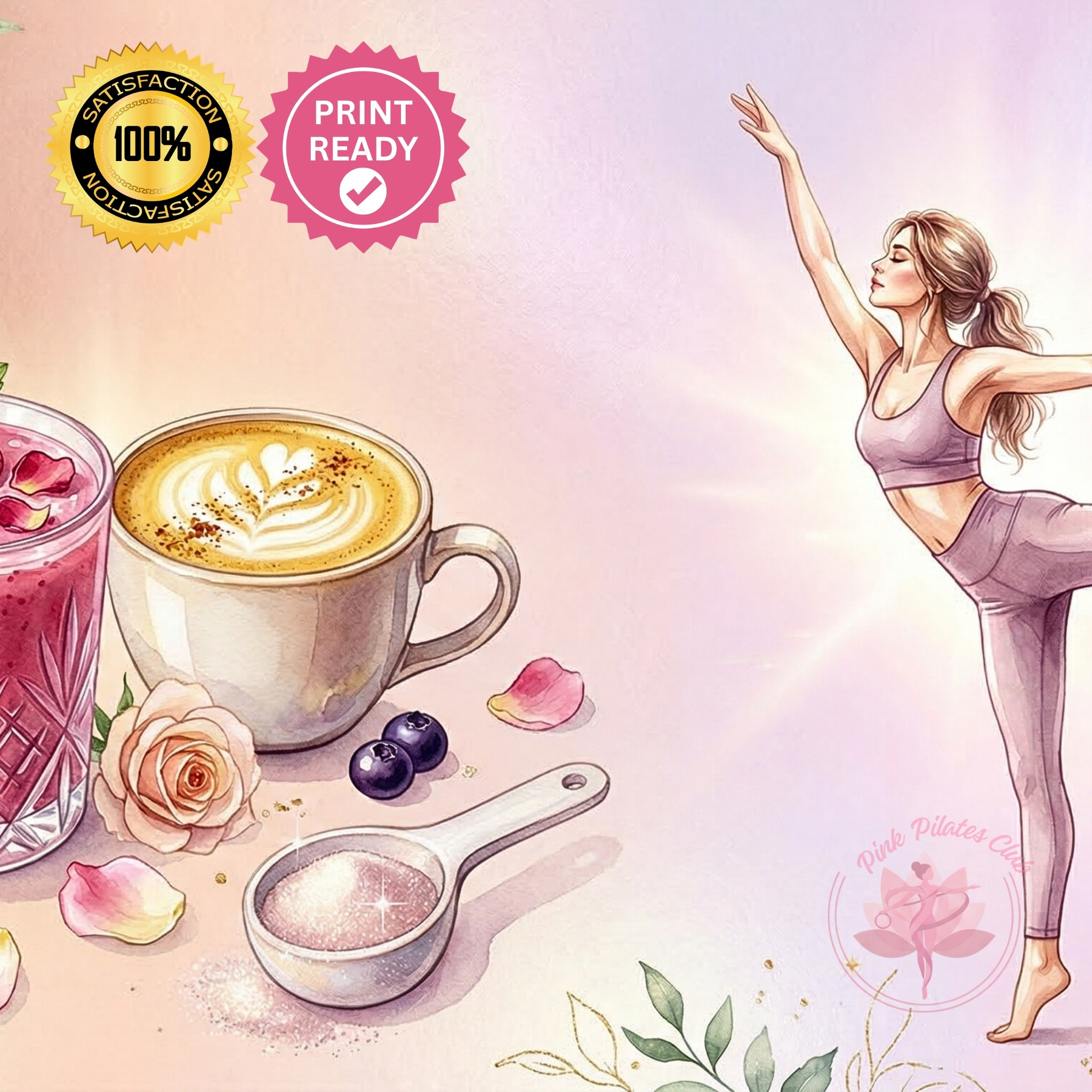 Pink Pilates Beauty Potion Recipe Book