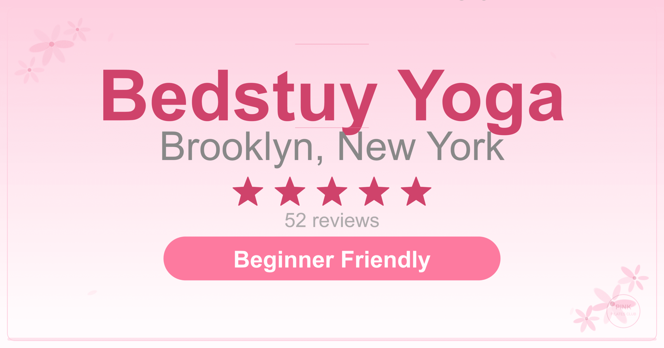 Bedstuy Yoga Pilates Studio