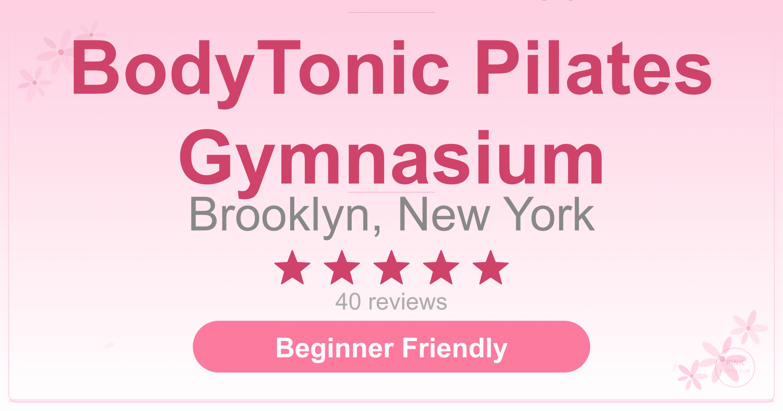 BodyTonic Pilates Gymnasium Pilates Studio