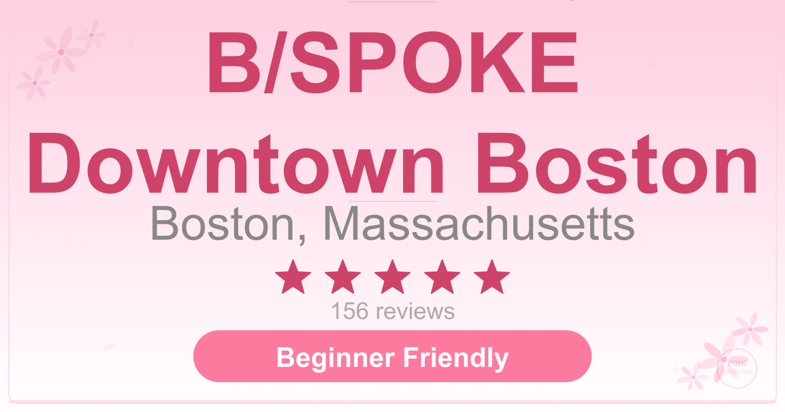B/SPOKE Downtown Boston Pilates Studio