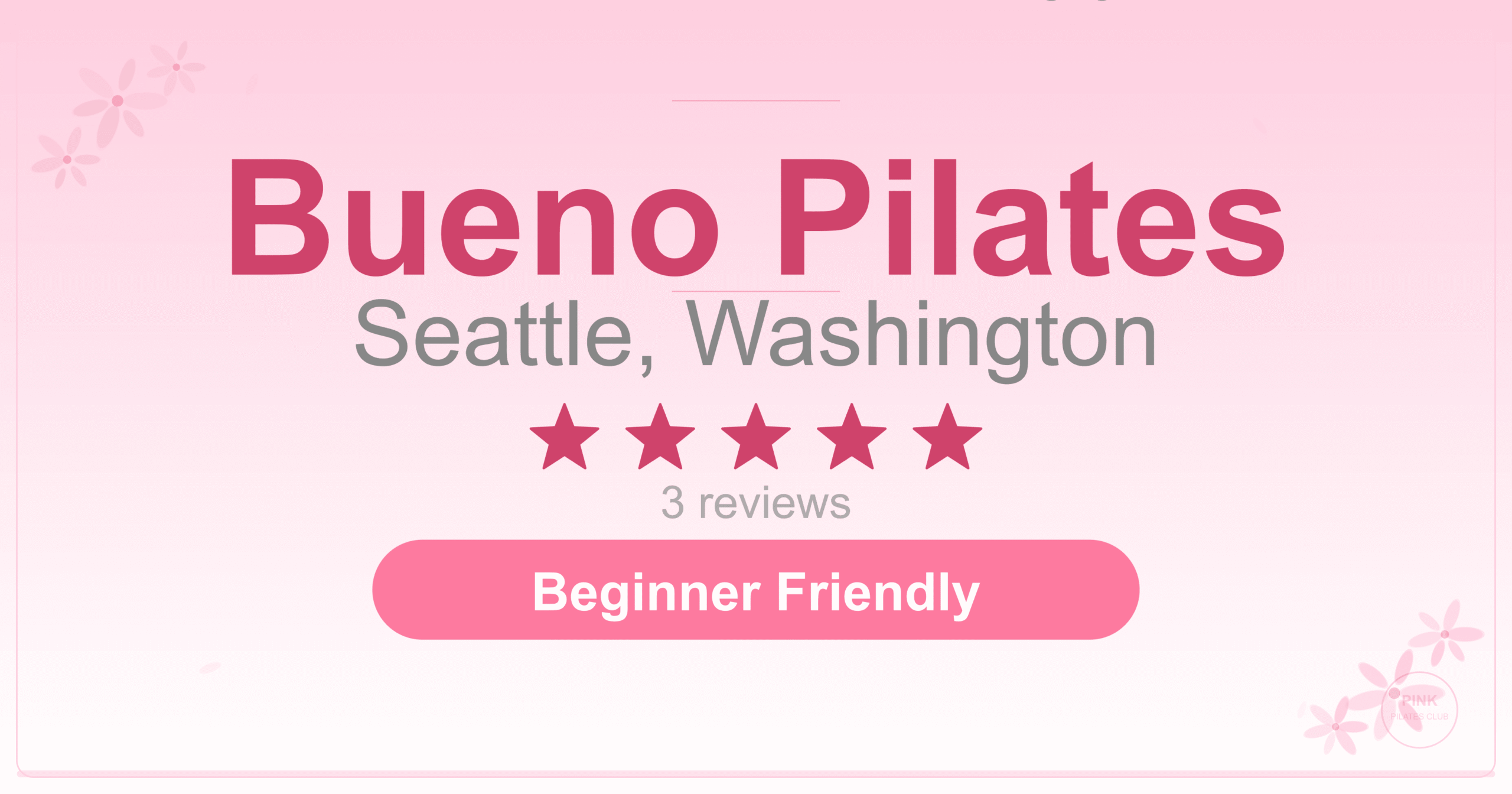 Bueno Pilates Pilates Studio