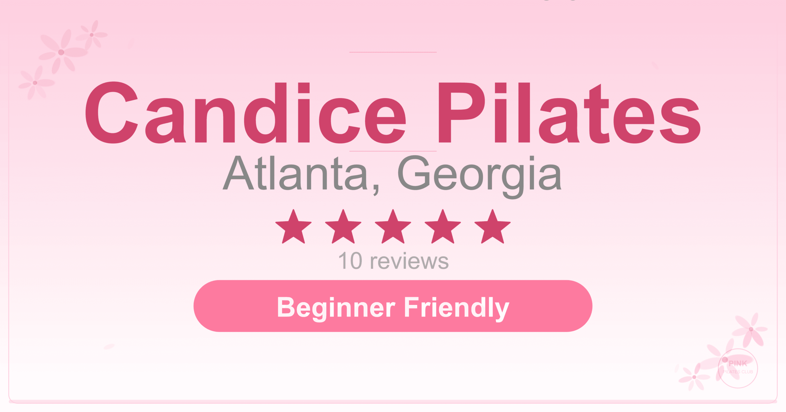 Candice Pilates Pilates Studio