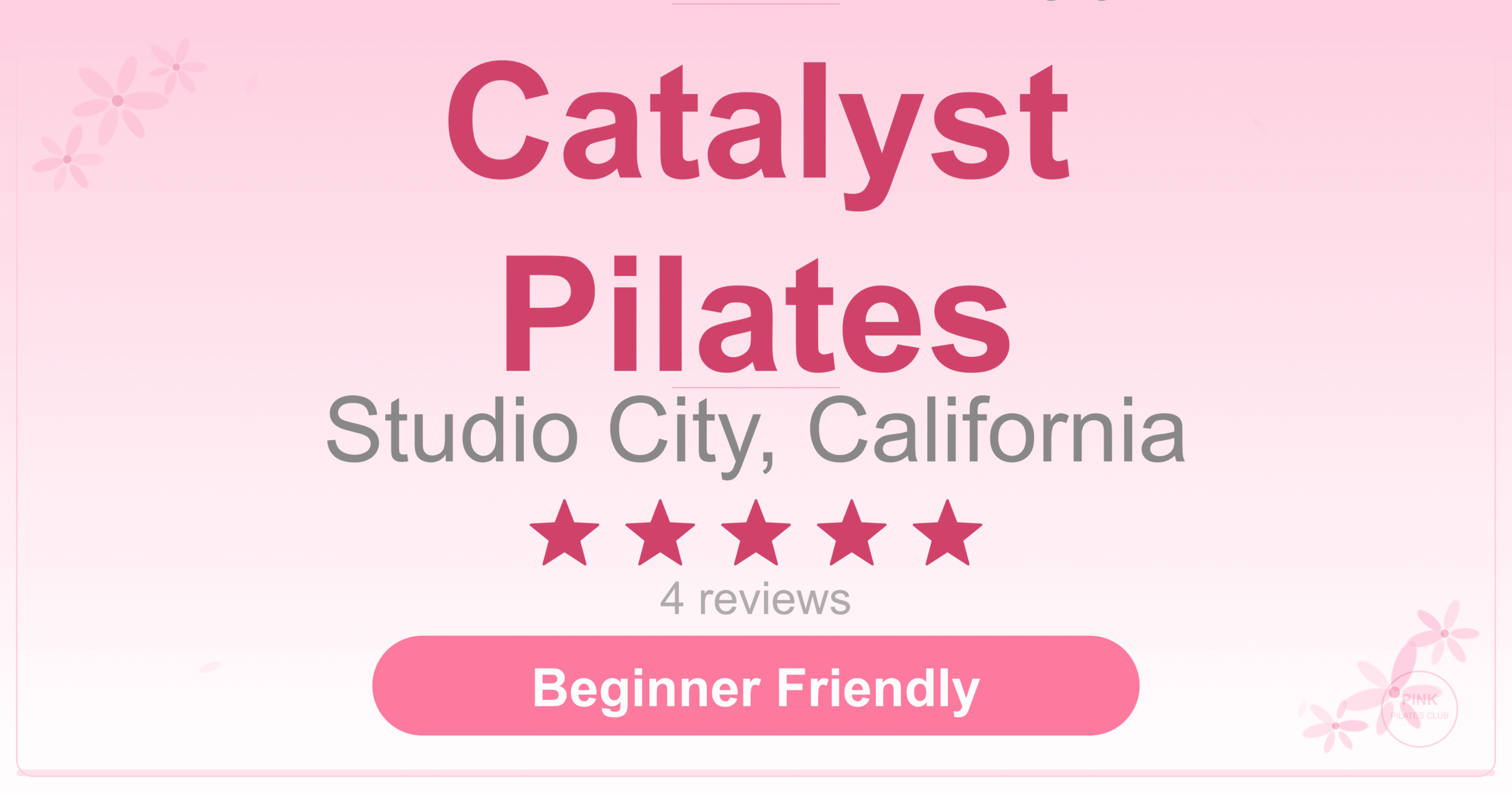 Catalyst Pilates Pilates Studio