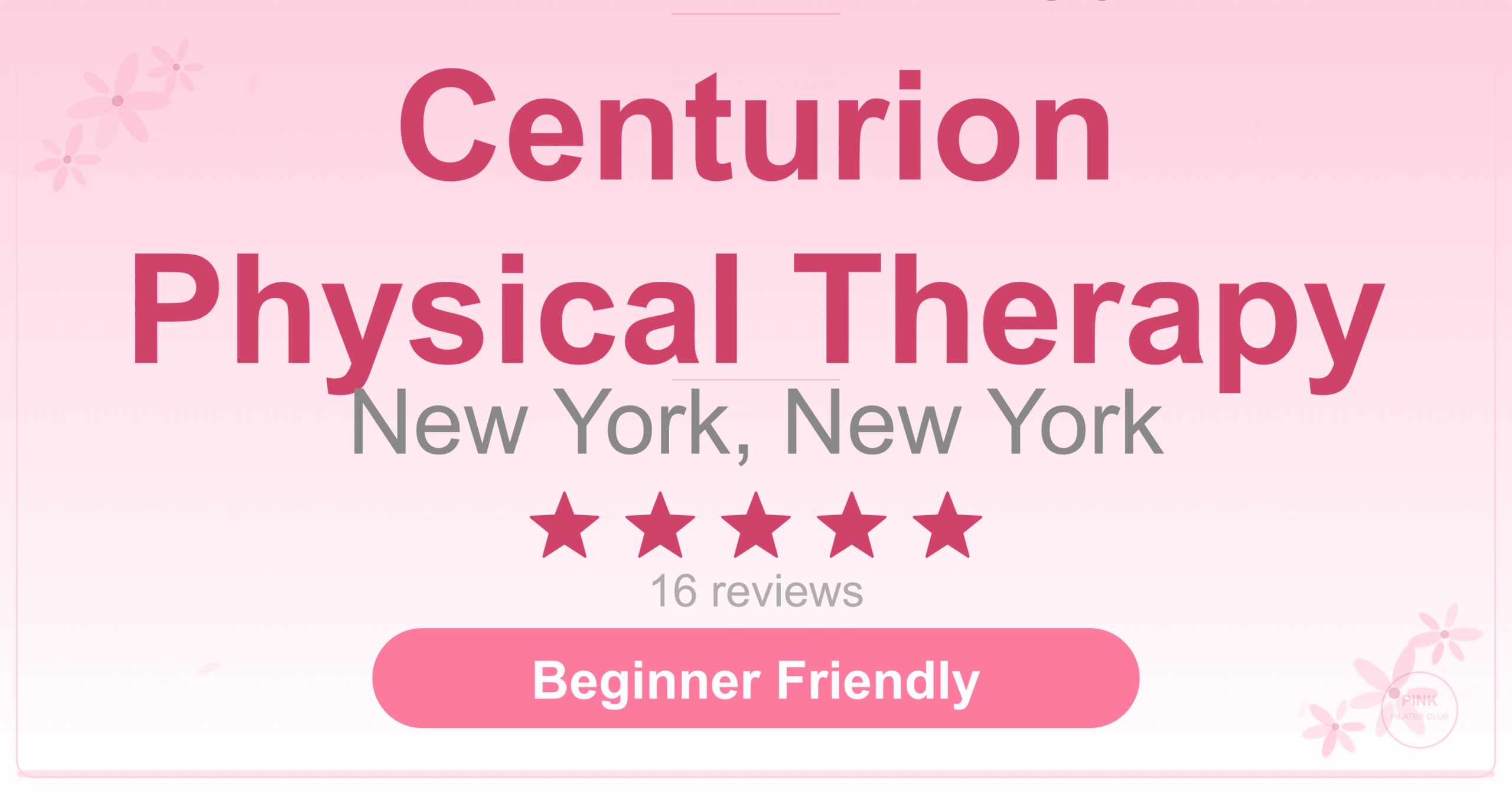 Centurion Physical Therapy Pilates Studio