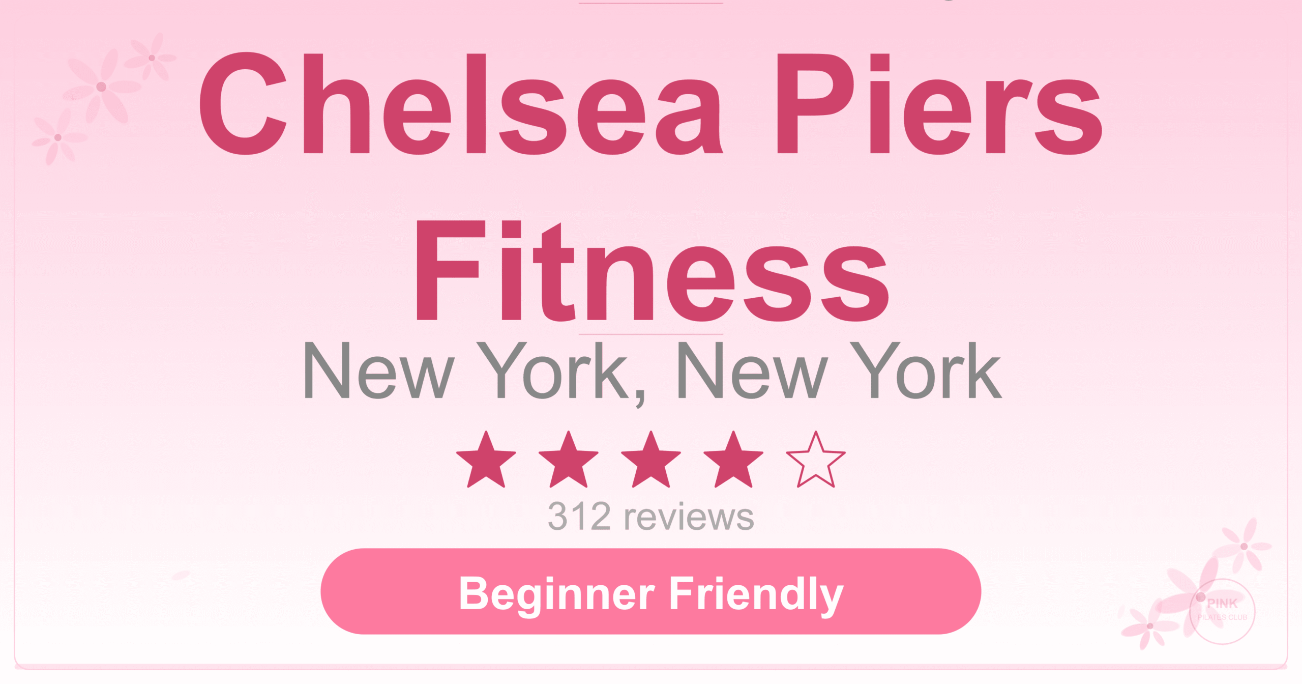 Chelsea Piers Fitness Pilates Studio