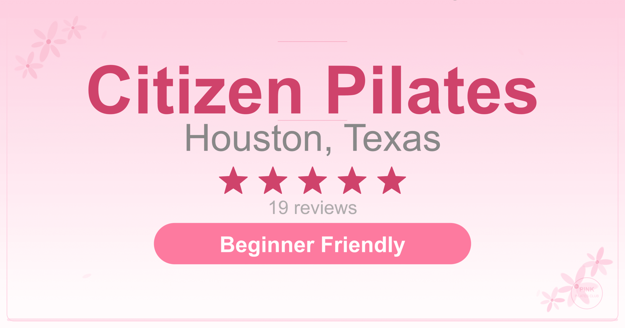 Citizen Pilates Pilates Studio