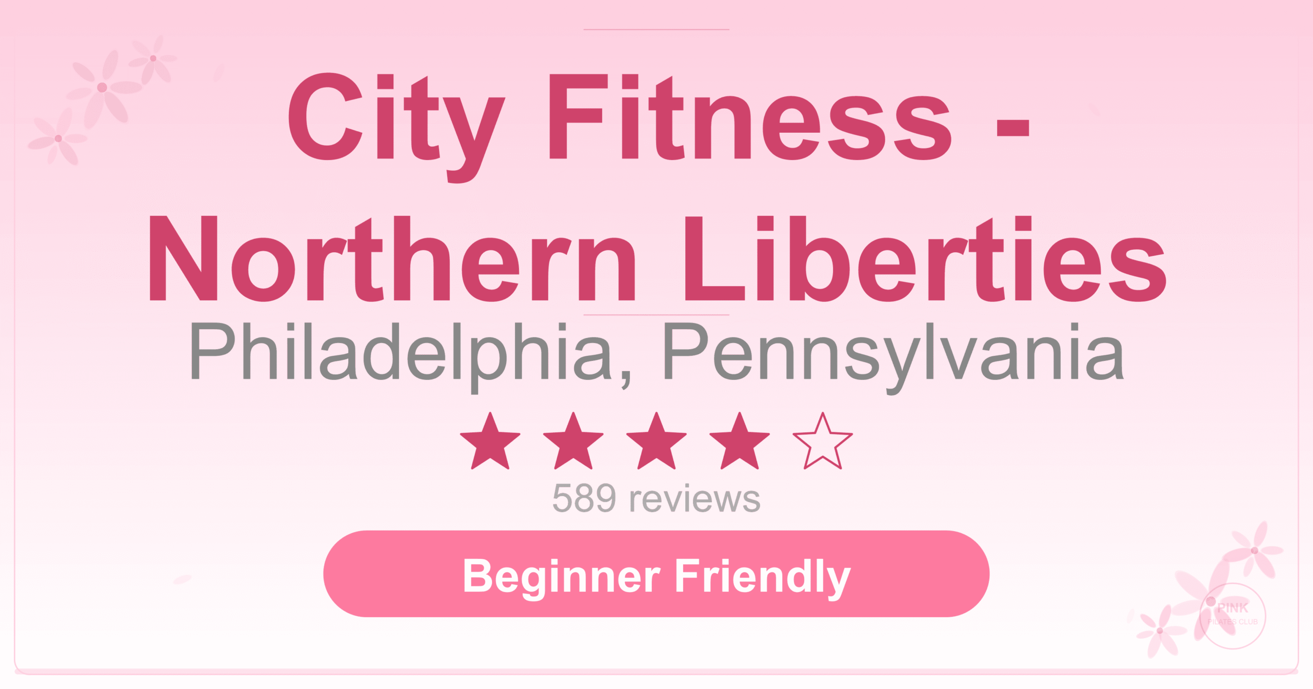 City Fitness – Northern Liberties Pilates Studio