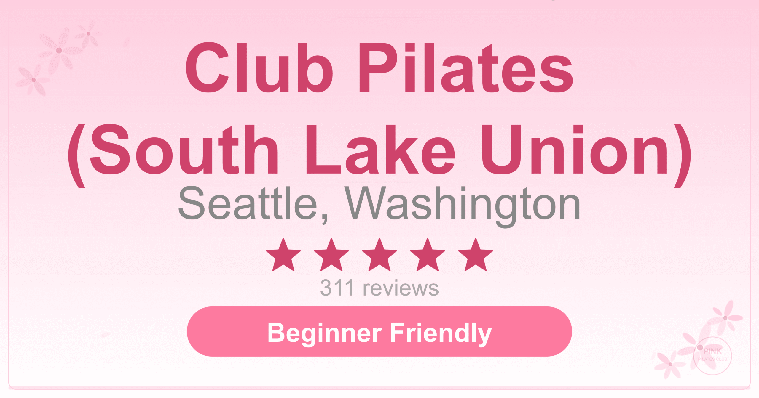 Club Pilates (South Lake Union) Pilates Studio