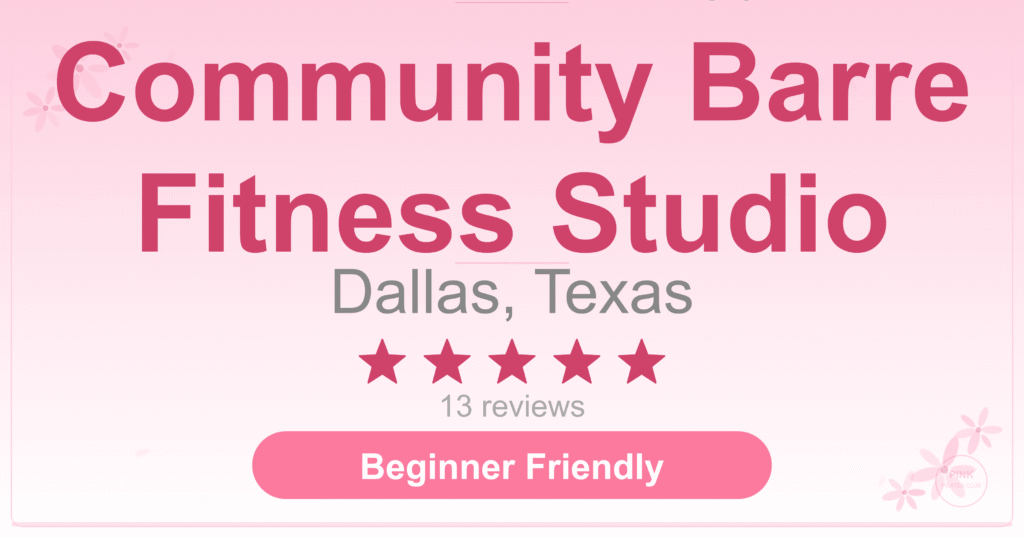 Community Barre Fitness Studio Pilates Studio