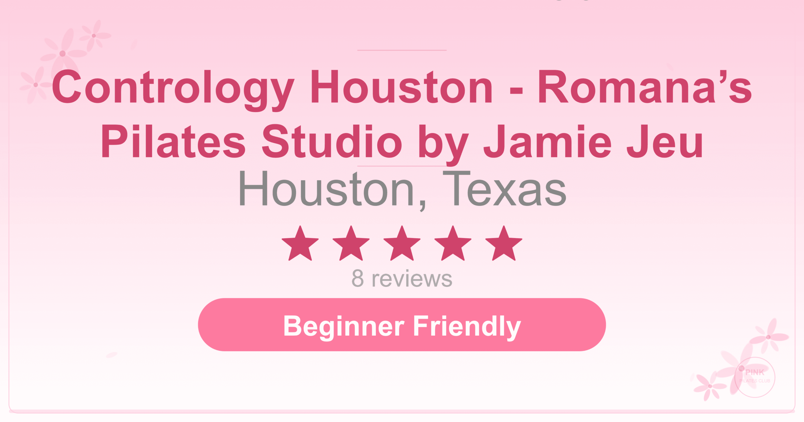 Contrology Houston – Romana’s Pilates Studio by Jamie Jeu Pilates Studio
