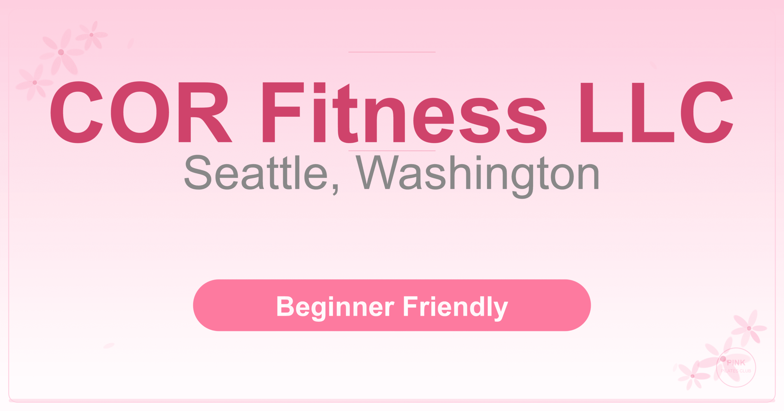 COR Fitness LLC Pilates Studio