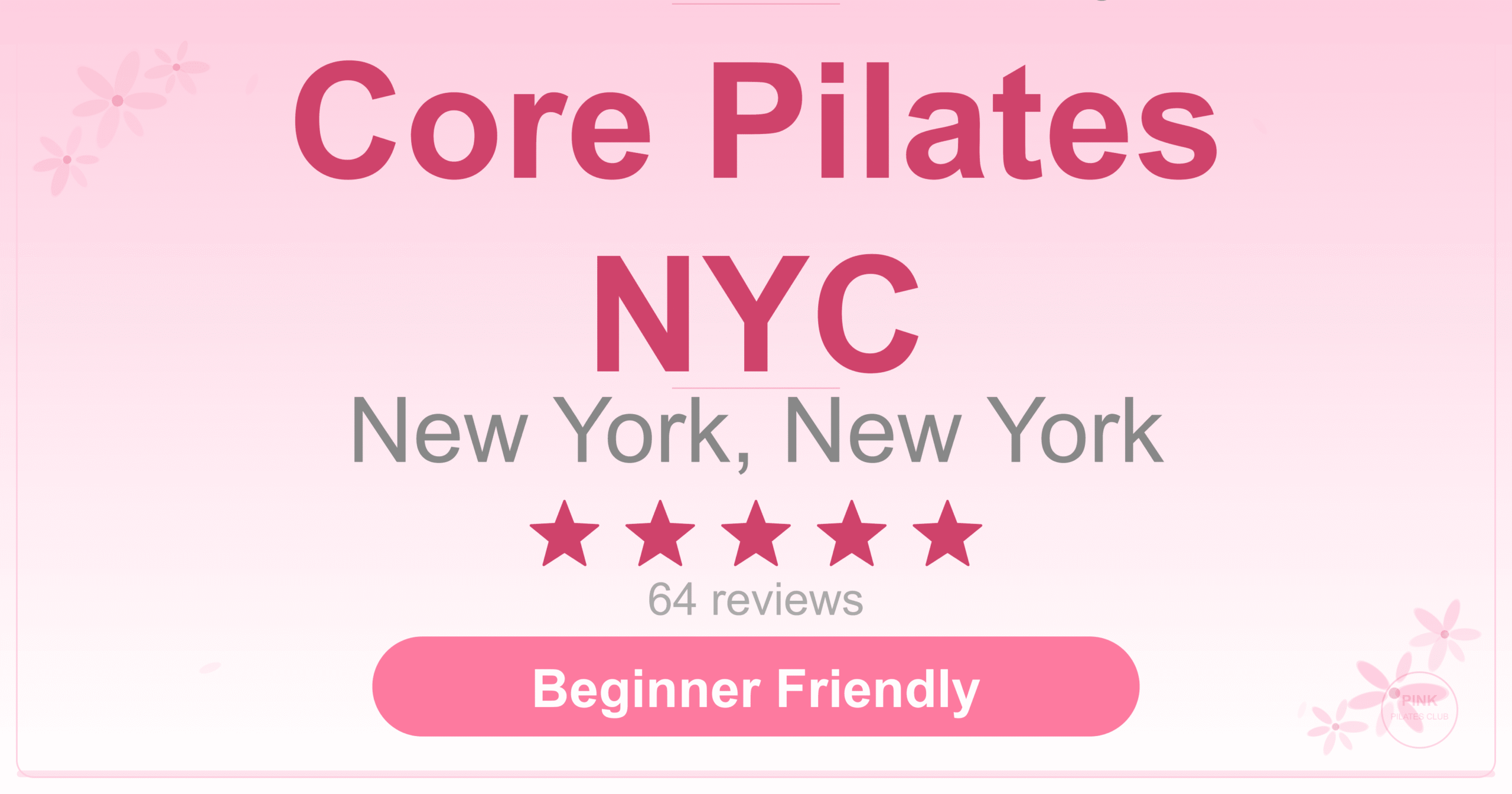 Core Pilates NYC Pilates Studio