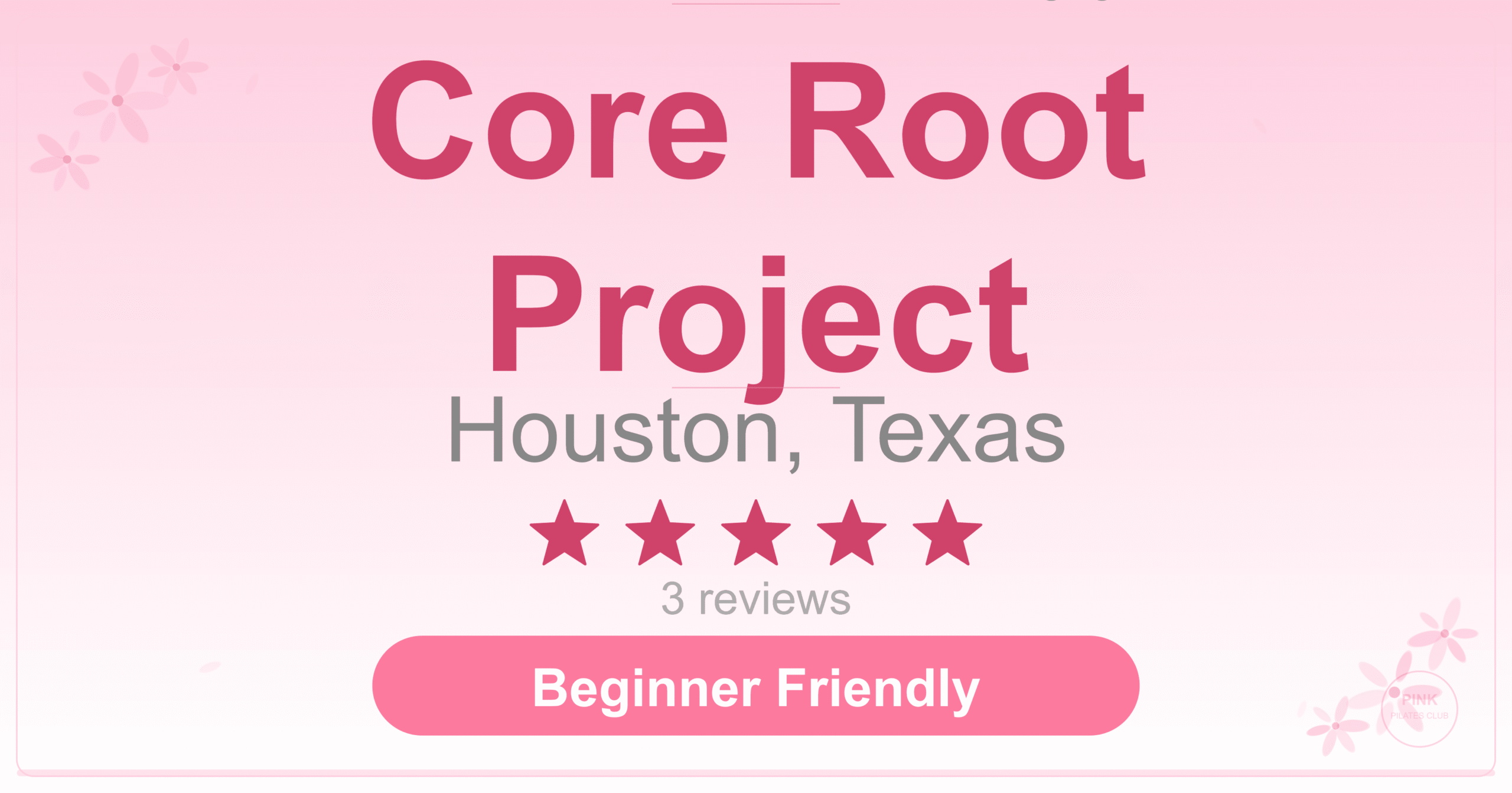 Core Root Project Pilates Studio