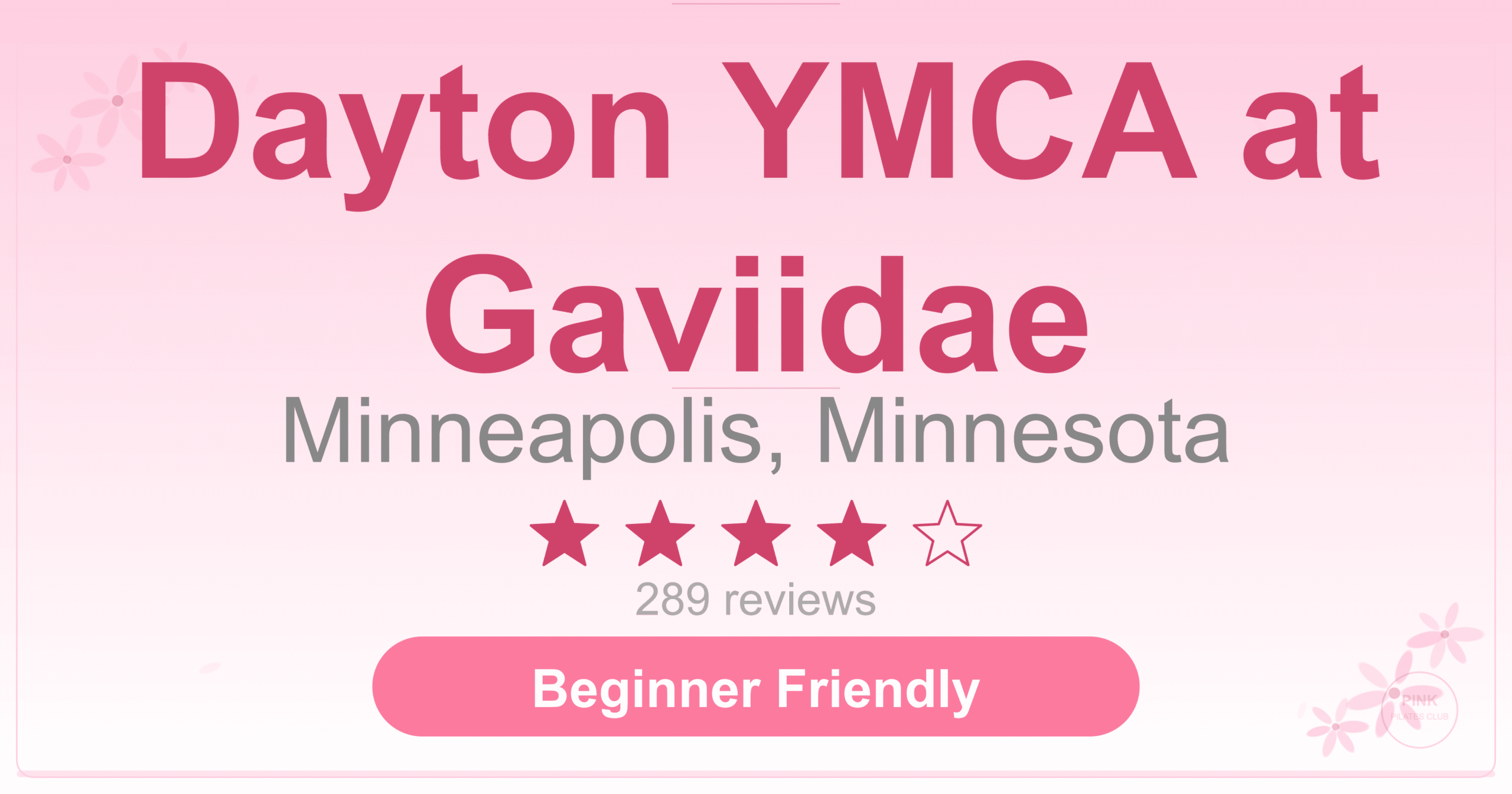 Dayton YMCA at Gaviidae Pilates Studio