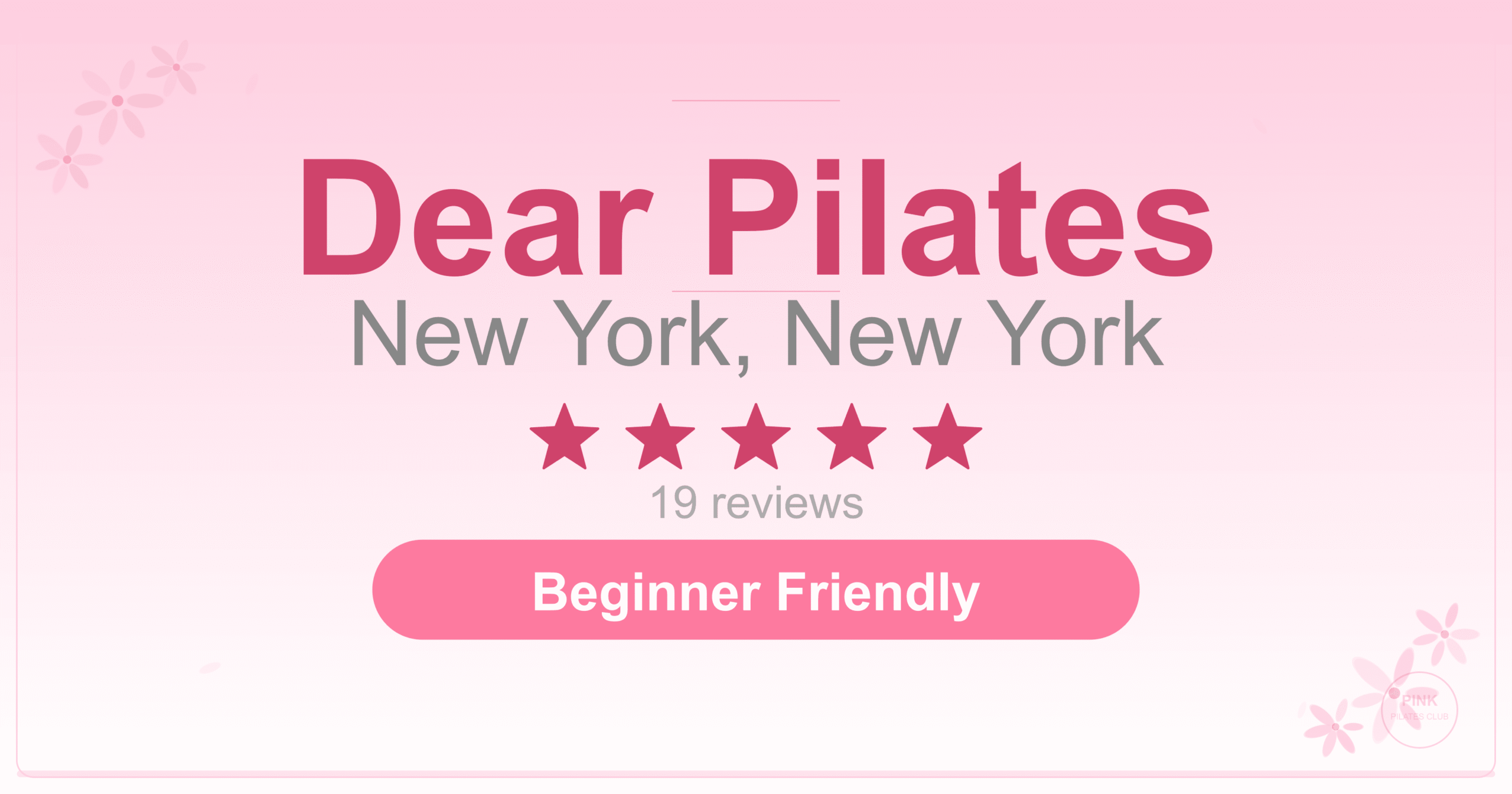 Dear Pilates Pilates Studio