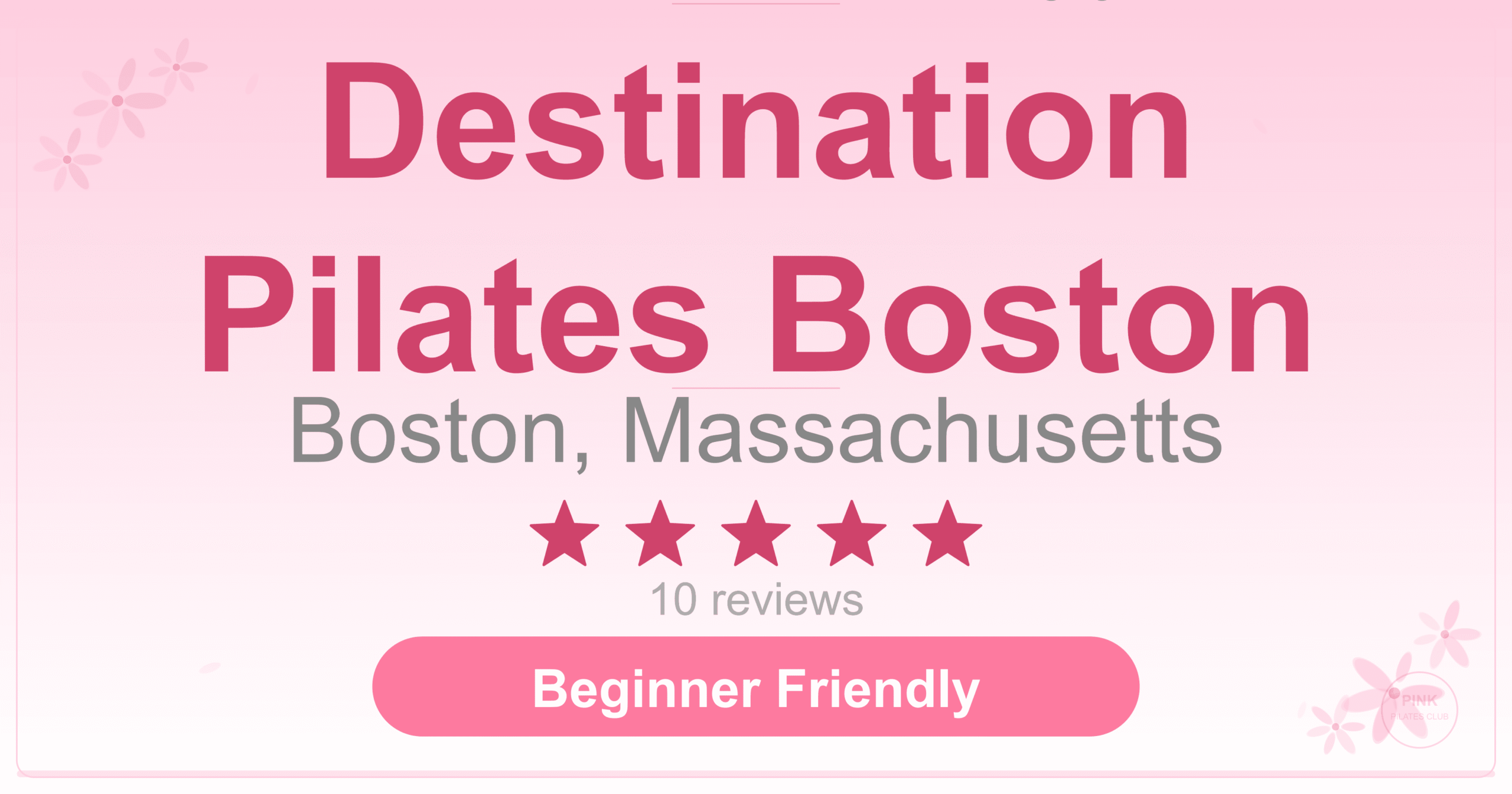Destination Pilates Boston Pilates Studio