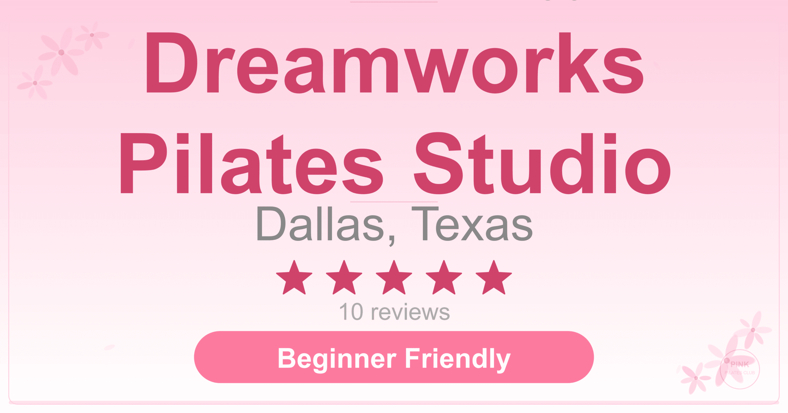 Dreamworks Pilates Studio Pilates Studio