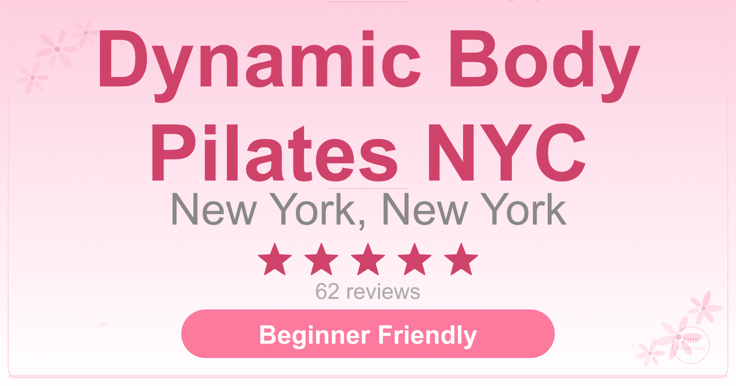 Dynamic Body Pilates NYC Pilates Studio