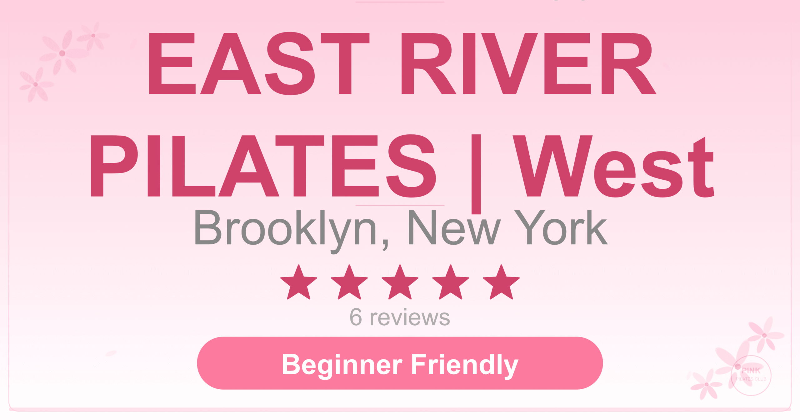 EAST RIVER PILATES | West Pilates Studio