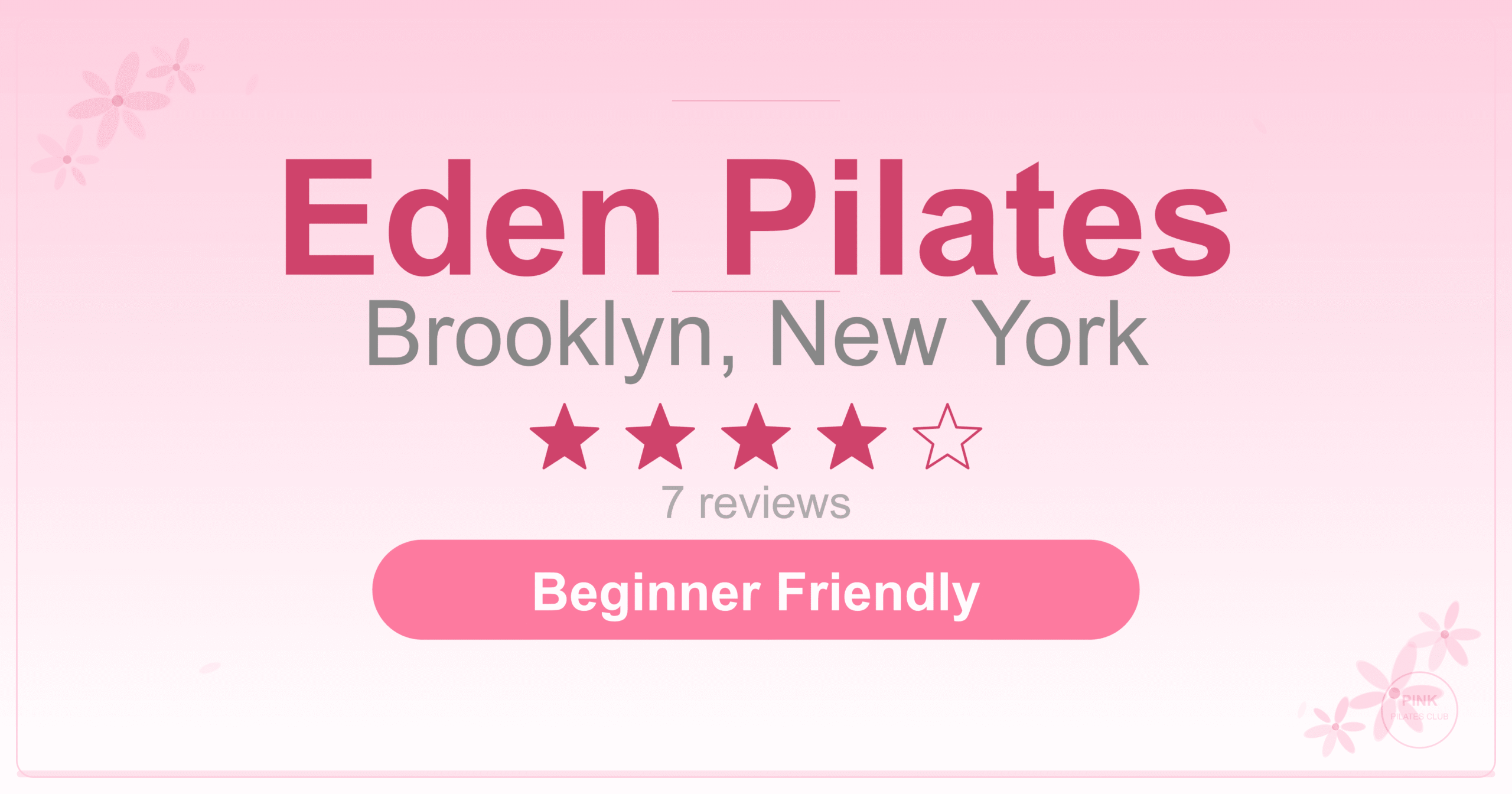 Eden Pilates Pilates Studio