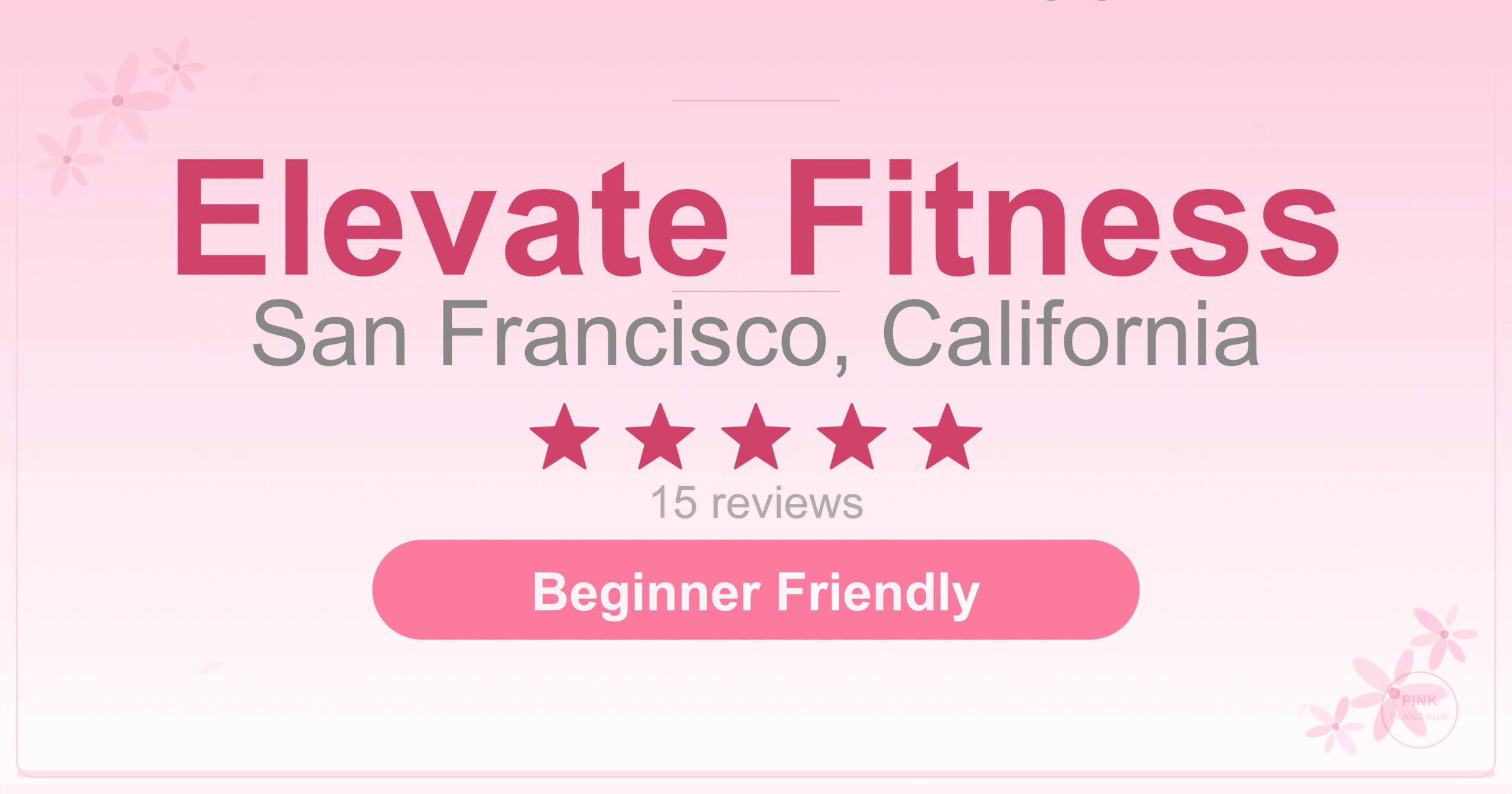 Elevate Fitness Pilates Studio