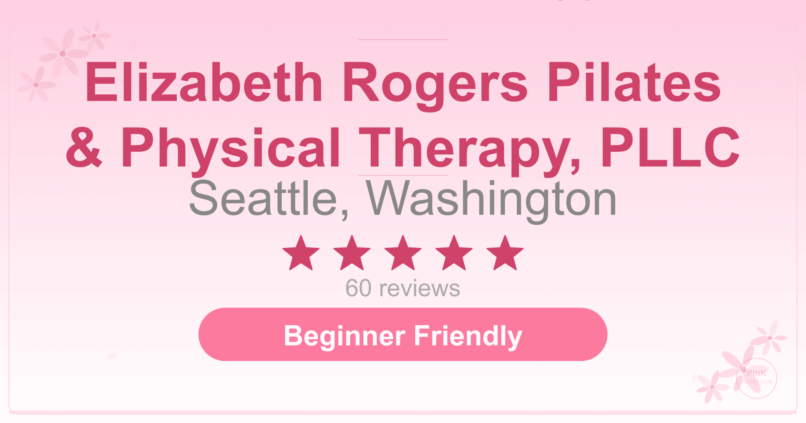 Elizabeth Rogers Pilates & Physical Therapy, PLLC Pilates Studio