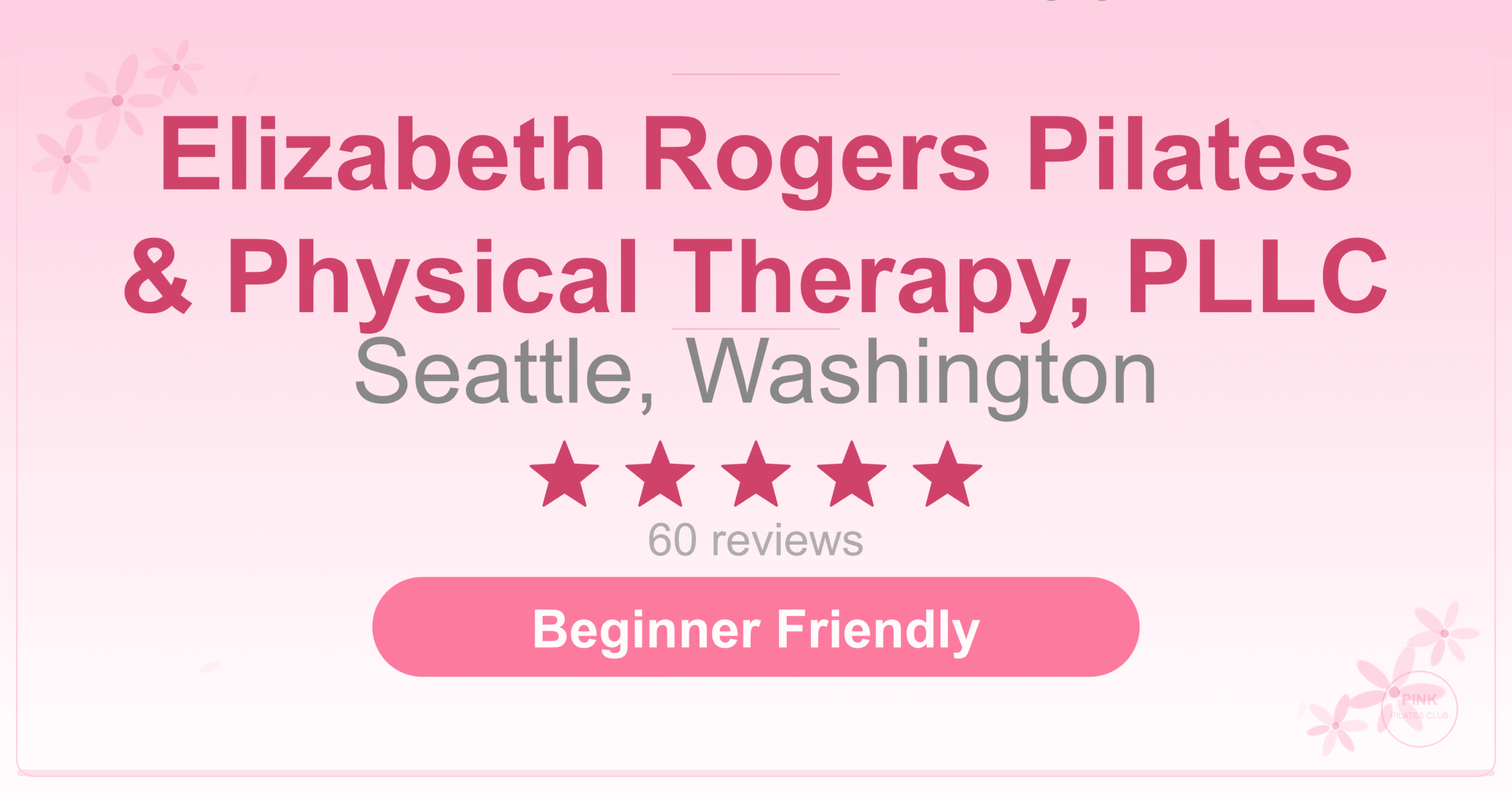 Elizabeth Rogers Pilates & Physical Therapy, PLLC Pilates Studio