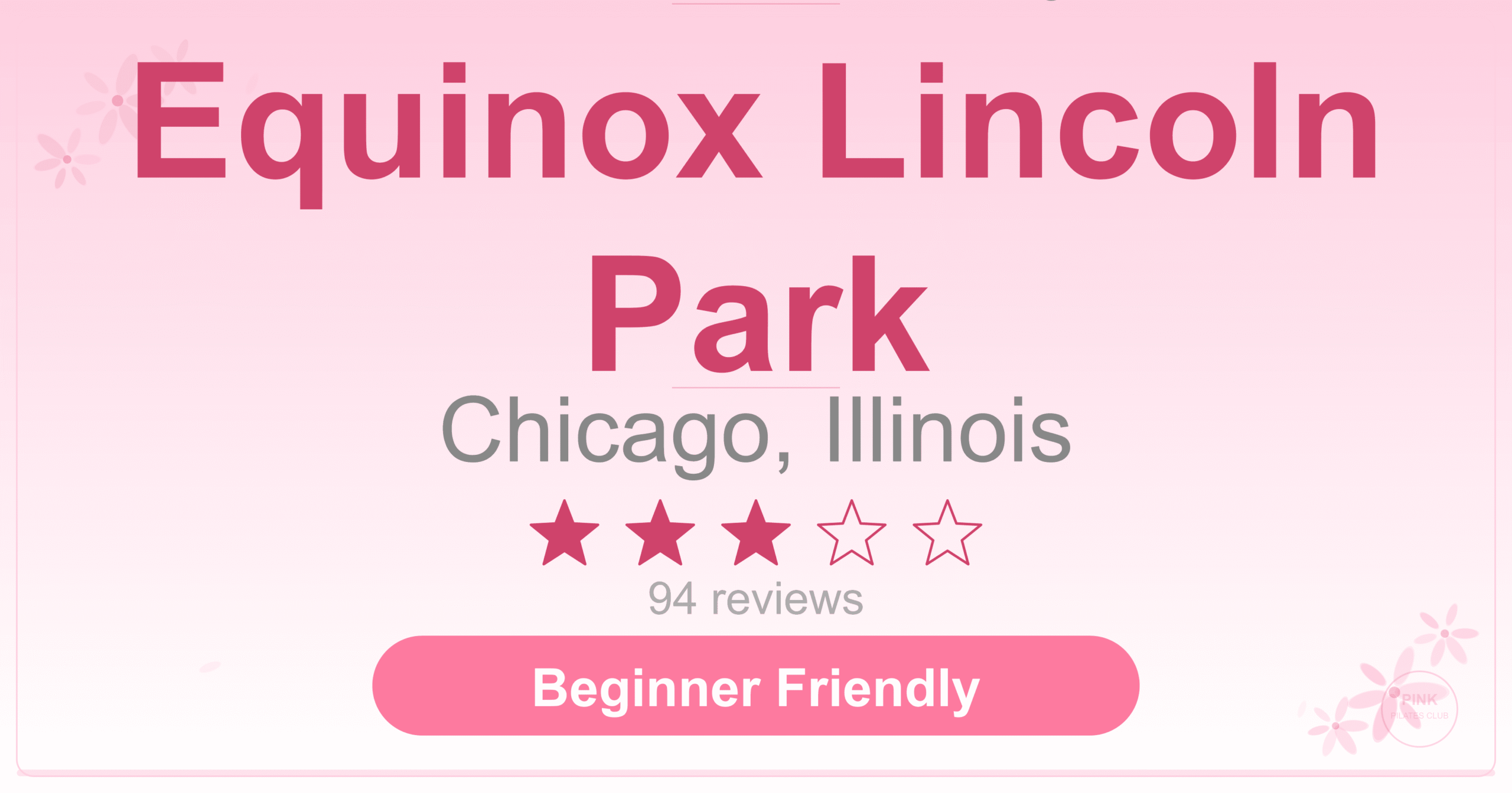 Equinox Lincoln Park Pilates Studio