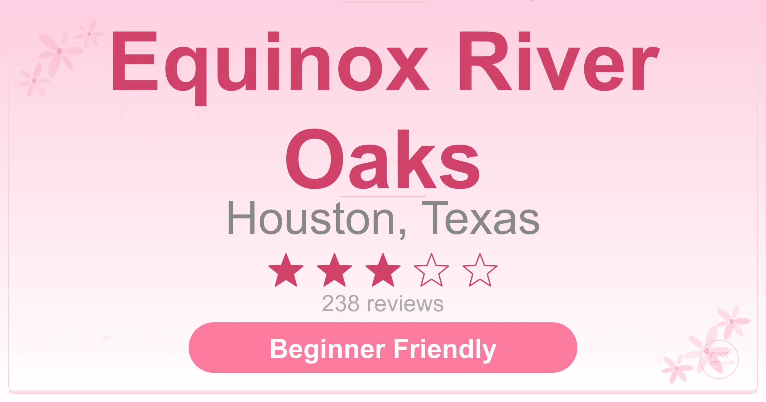 Equinox River Oaks Pilates Studio