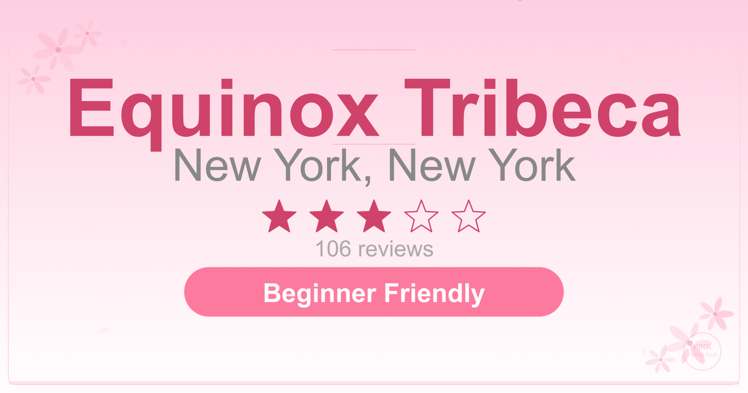 Equinox Tribeca Pilates Studio