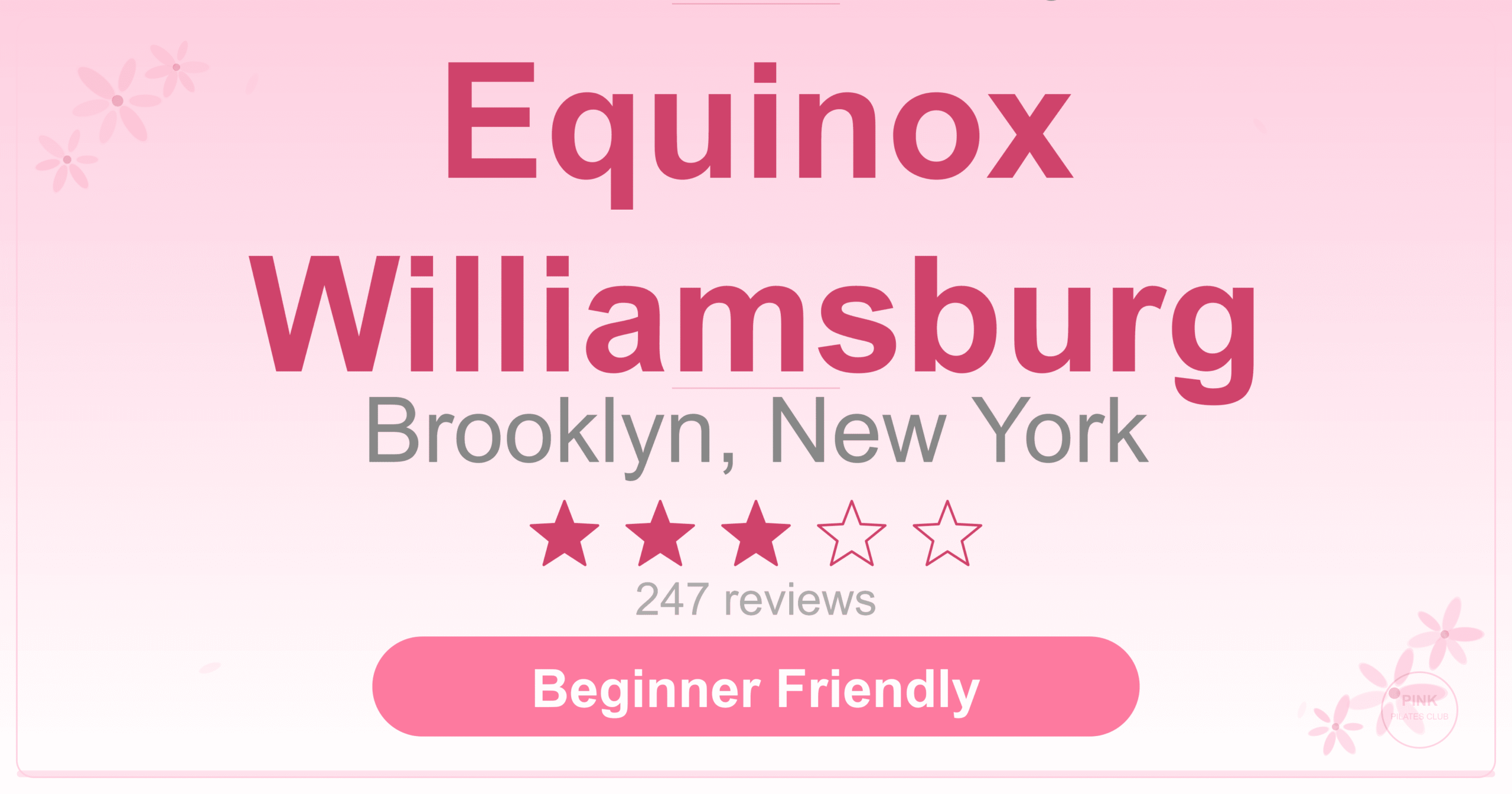 Equinox Williamsburg Pilates Studio