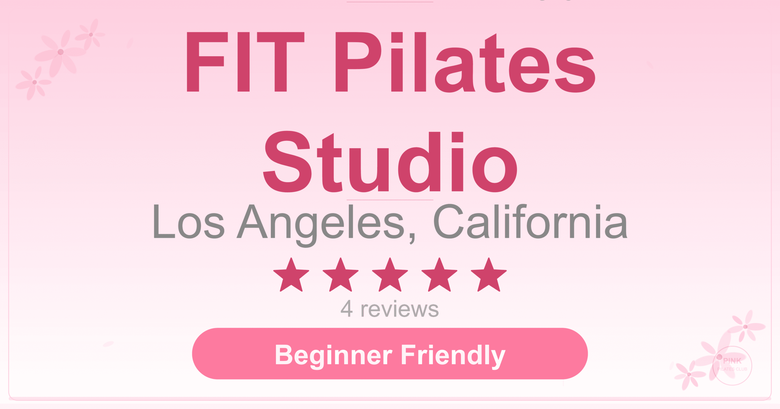 FIT Pilates Studio Pilates Studio