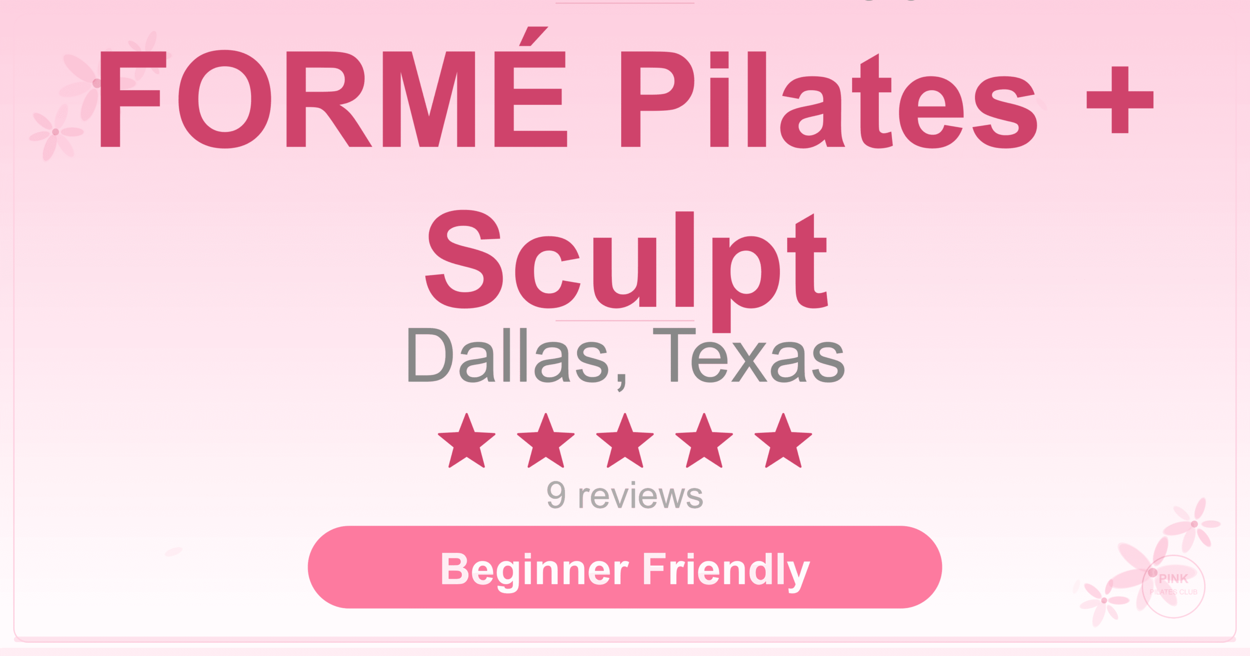 FORMÉ Pilates + Sculpt Pilates Studio