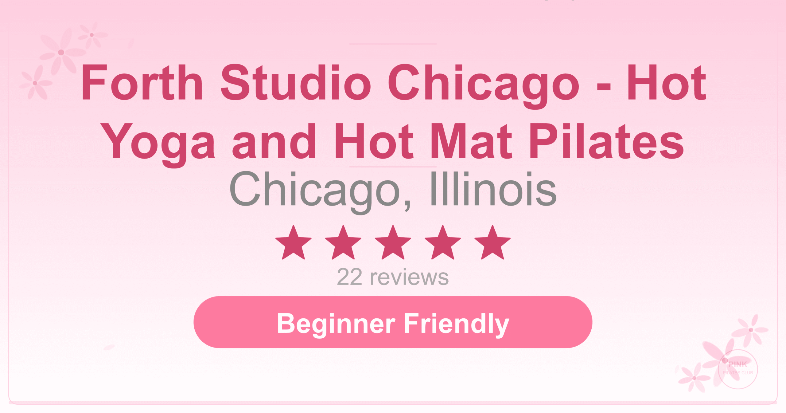 Forth Studio Chicago – Hot Yoga and Hot Mat Pilates Pilates Studio
