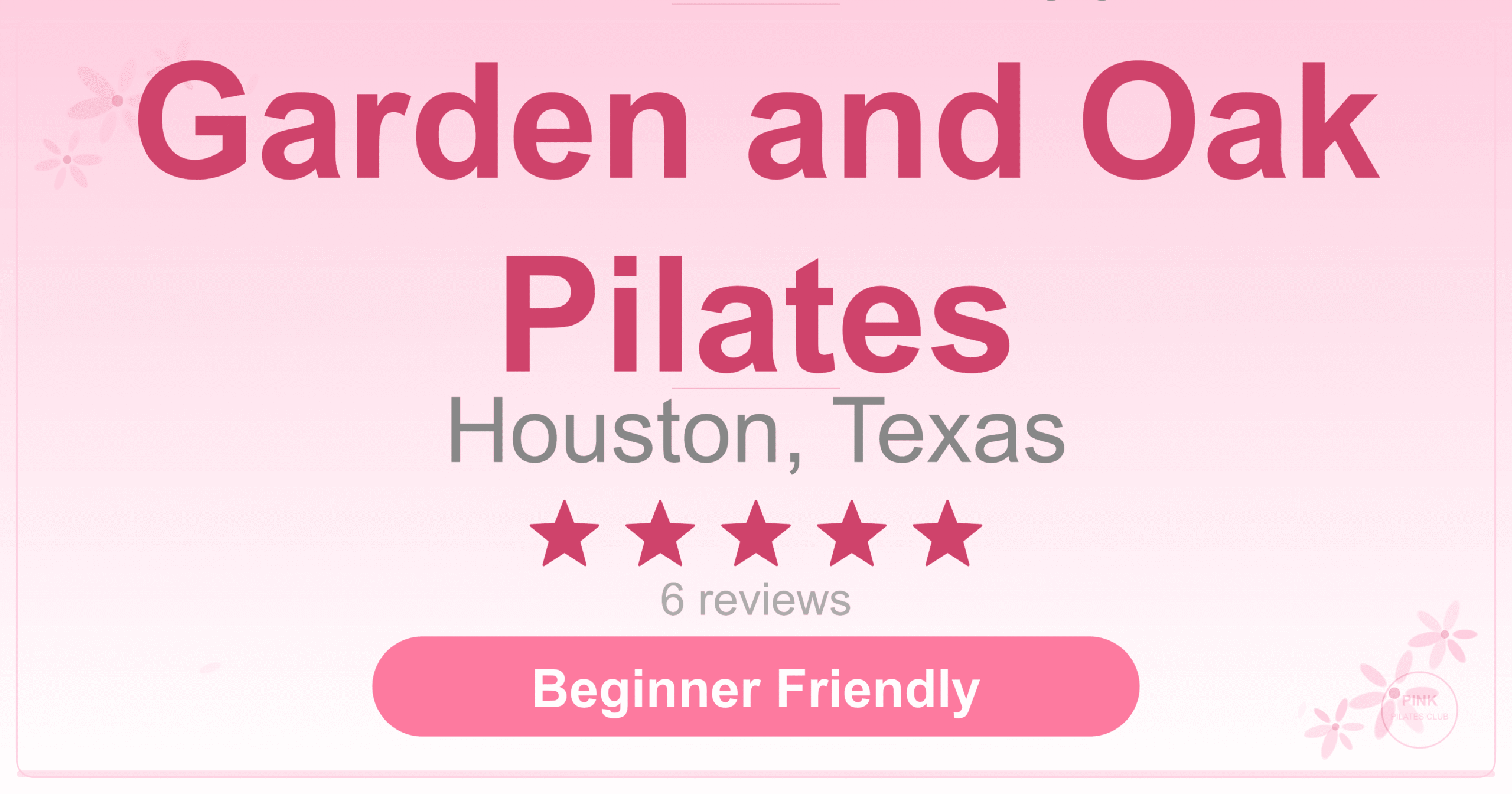 Garden and Oak Pilates Pilates Studio