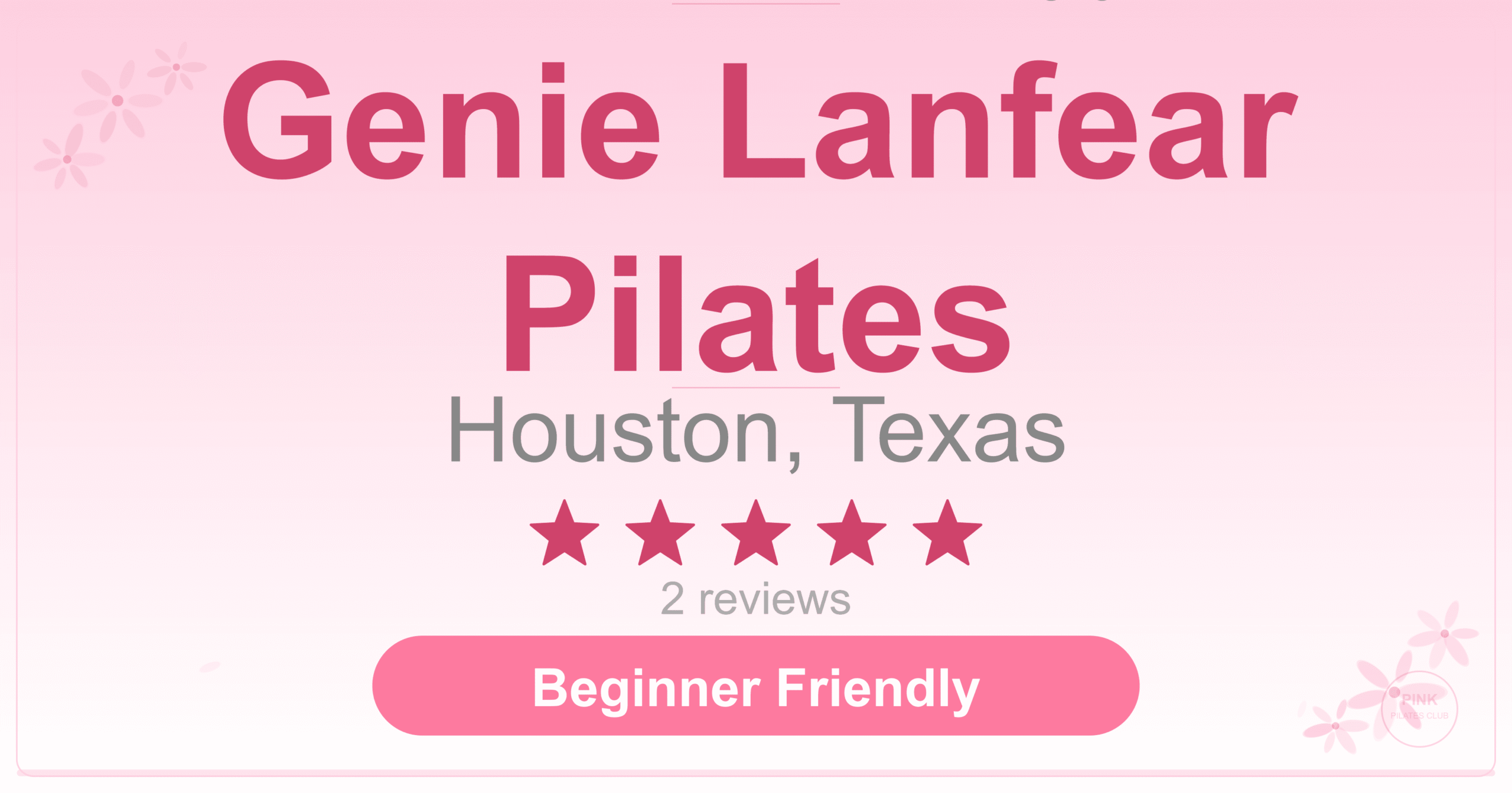 Genie Lanfear Pilates Pilates Studio
