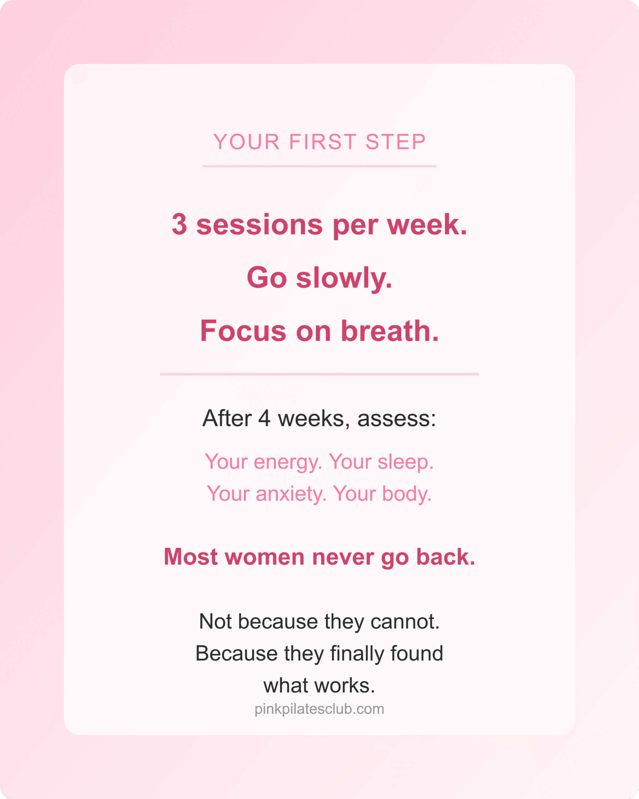 How to Start Gentle Pilates How to start switching from HIIT to gentle pilates in three steps