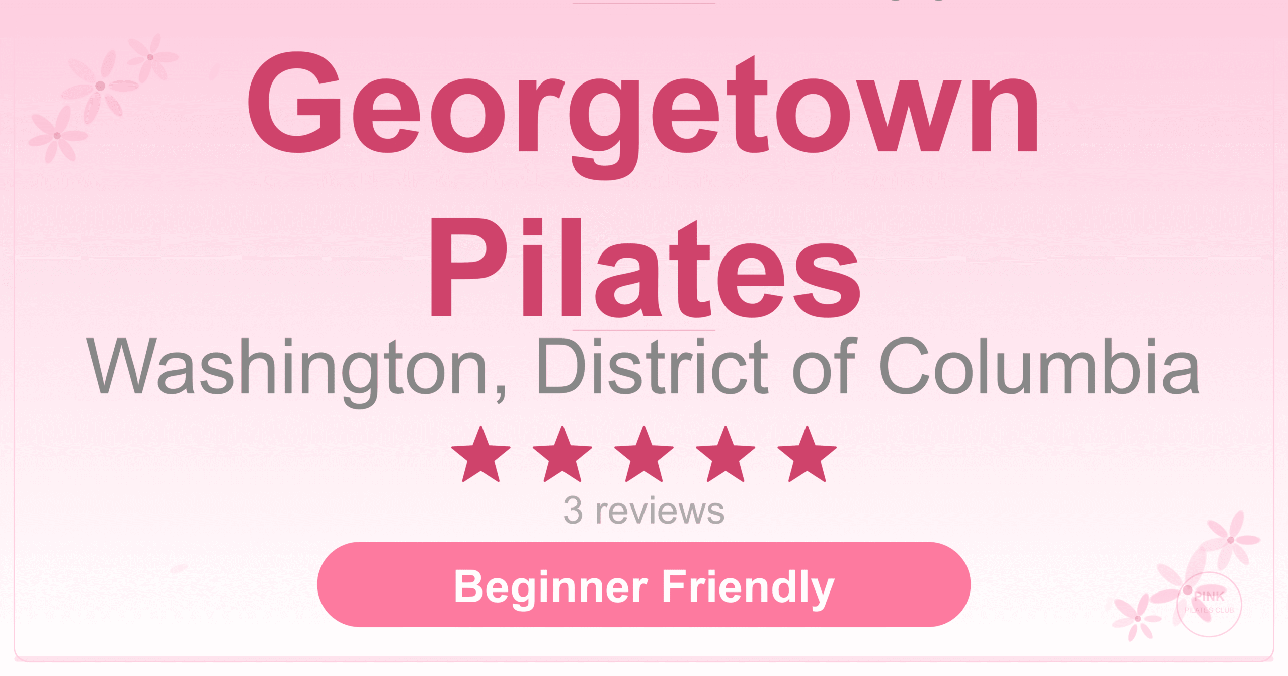 Georgetown Pilates Pilates Studio
