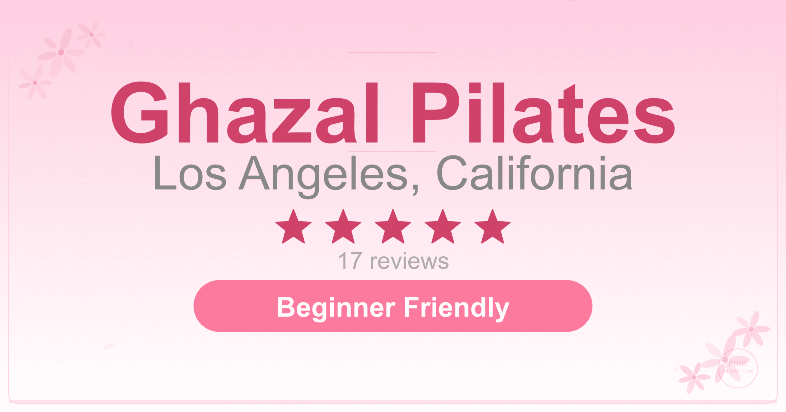 Ghazal Pilates Pilates Studio