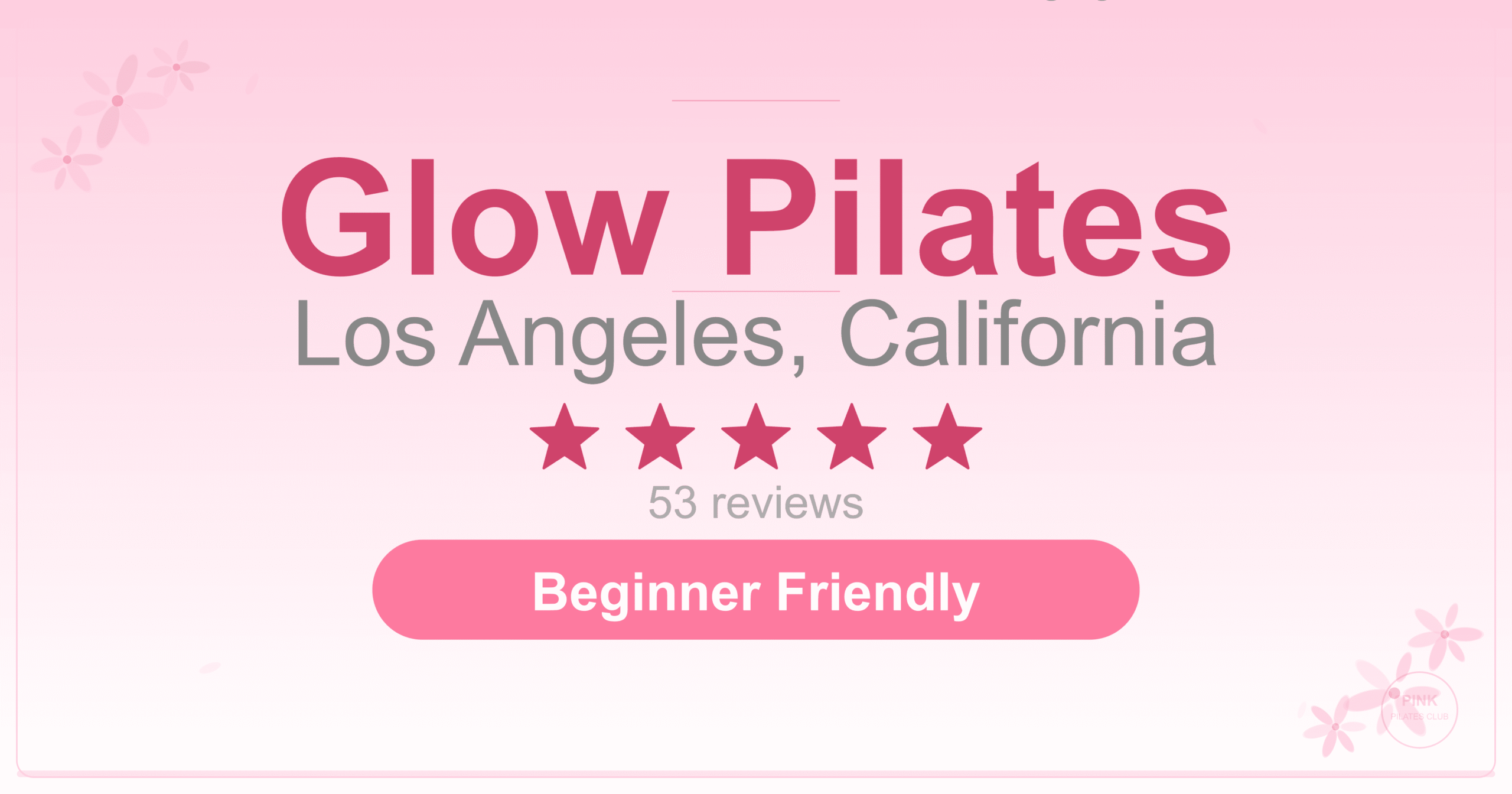 Glow Pilates Pilates Studio