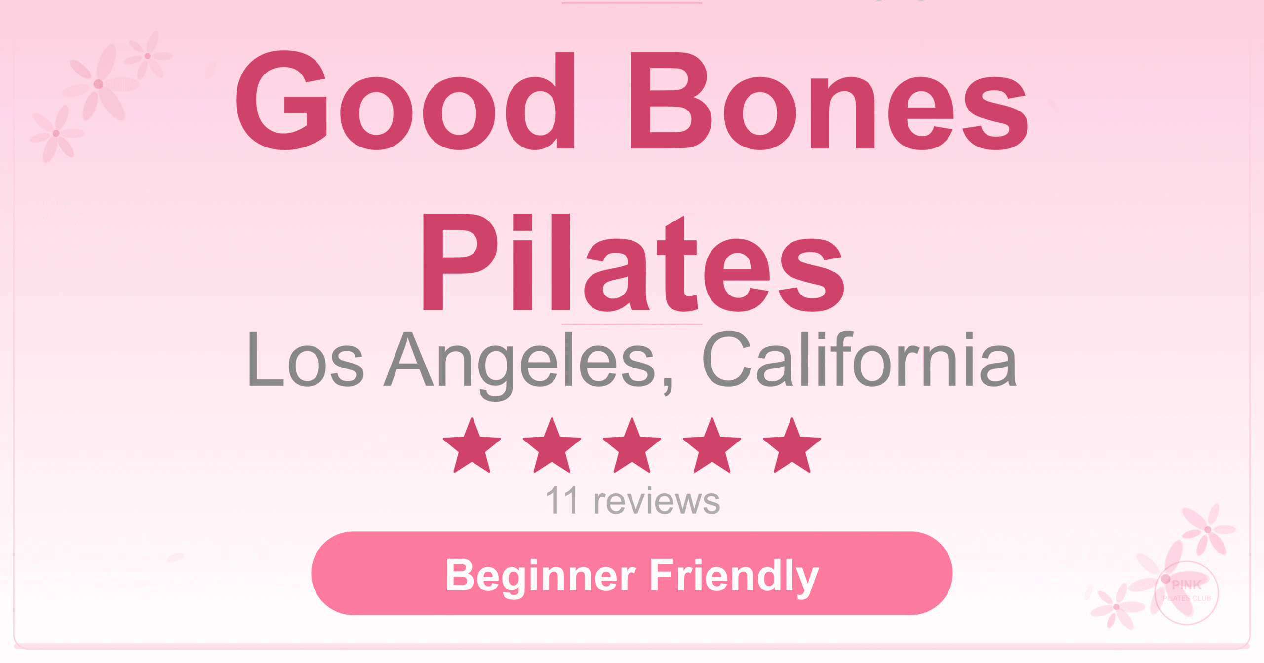 Good Bones Pilates Pilates Studio